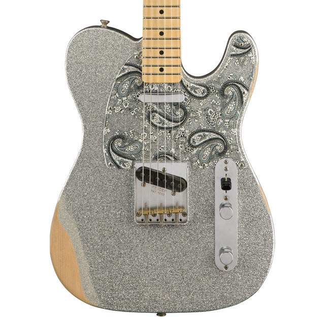 Fender Brad Paisley Signature Road Worn Telecaster - Silver