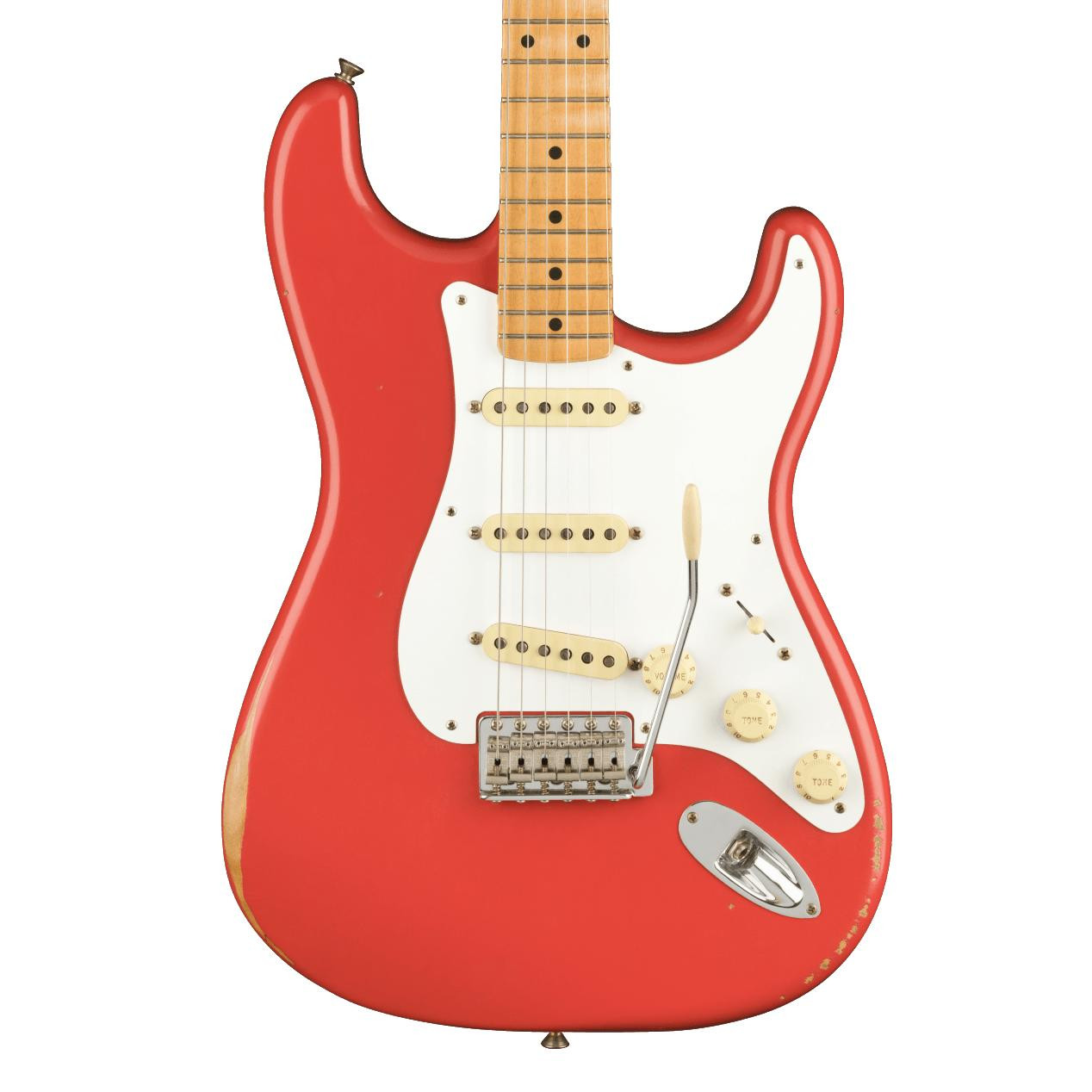 Fender Vintera Road Worn '50s Stratocaster Maple - Fiesta Red