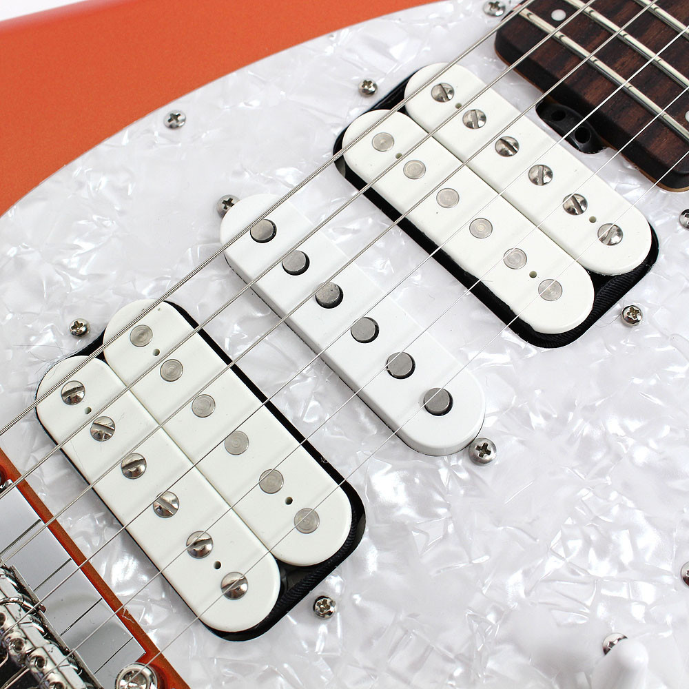Music Man Silhouette HSH Tremolo Tangerine with Rosewood Fretboard