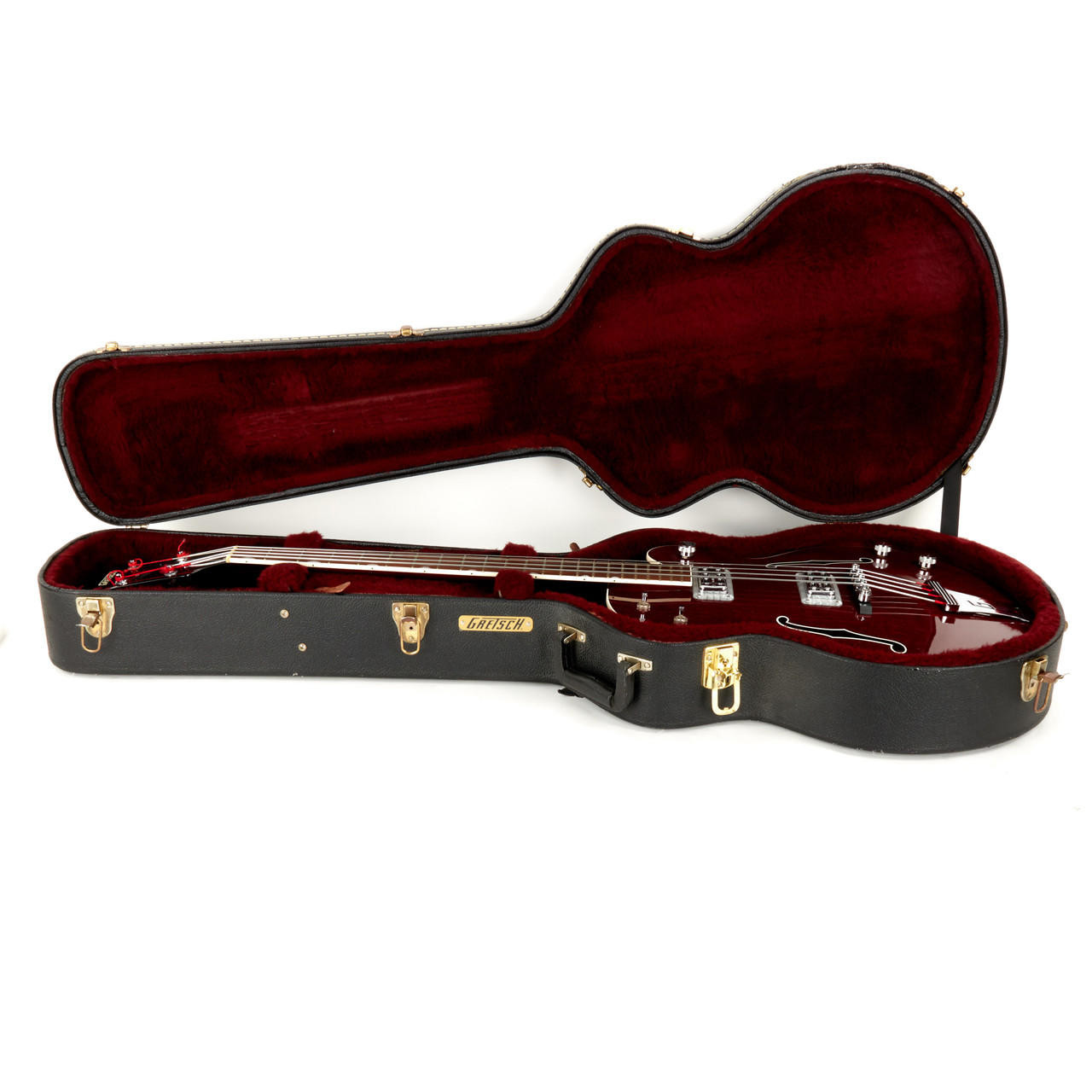 Used Gretsch G6073 Electrotone Bass Burgundy Stain 2005 | Cream
