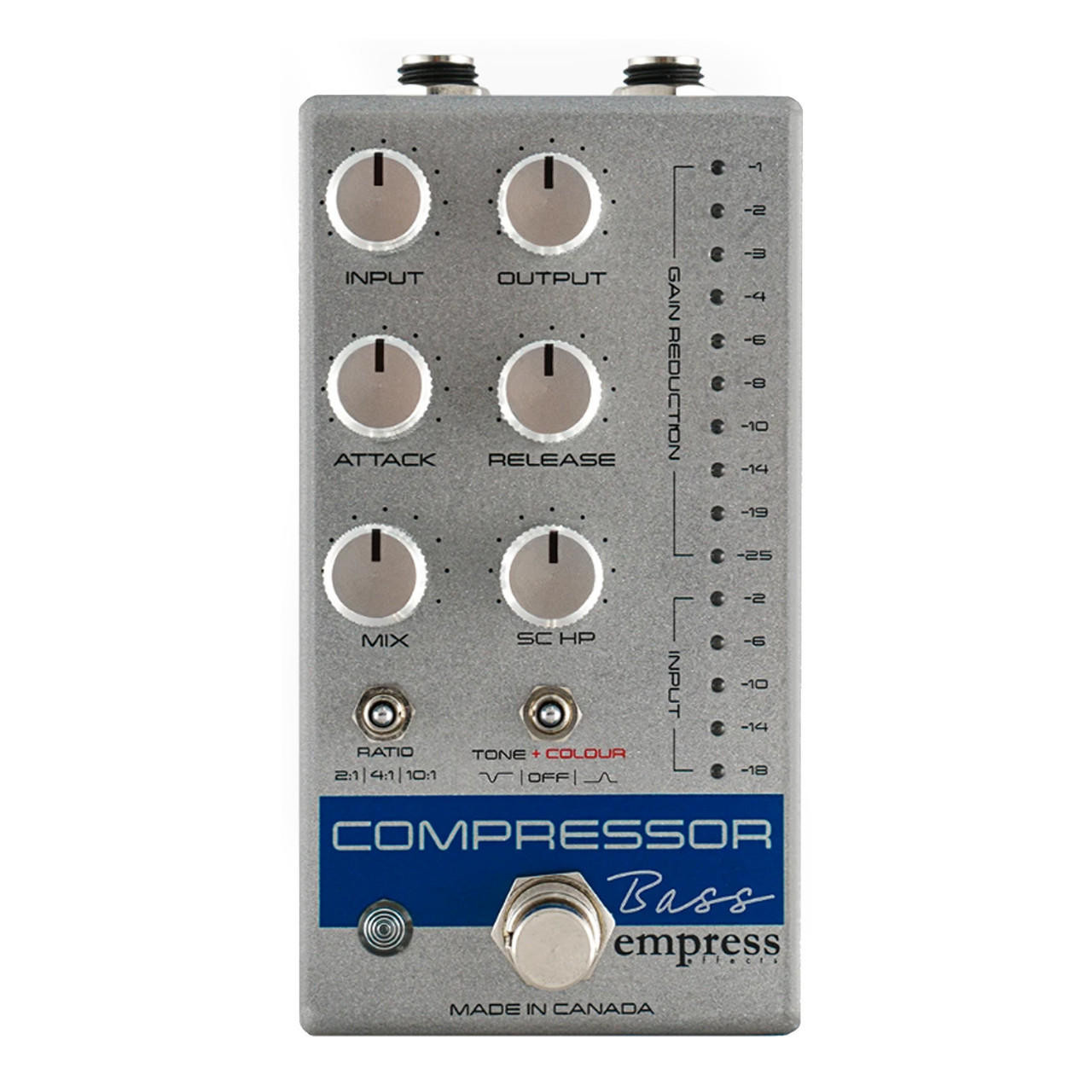 ベース Empress Effects Compressor Bass - Silver Empress Effects Bass Compressor - Silver Sparkle | Cream City Music