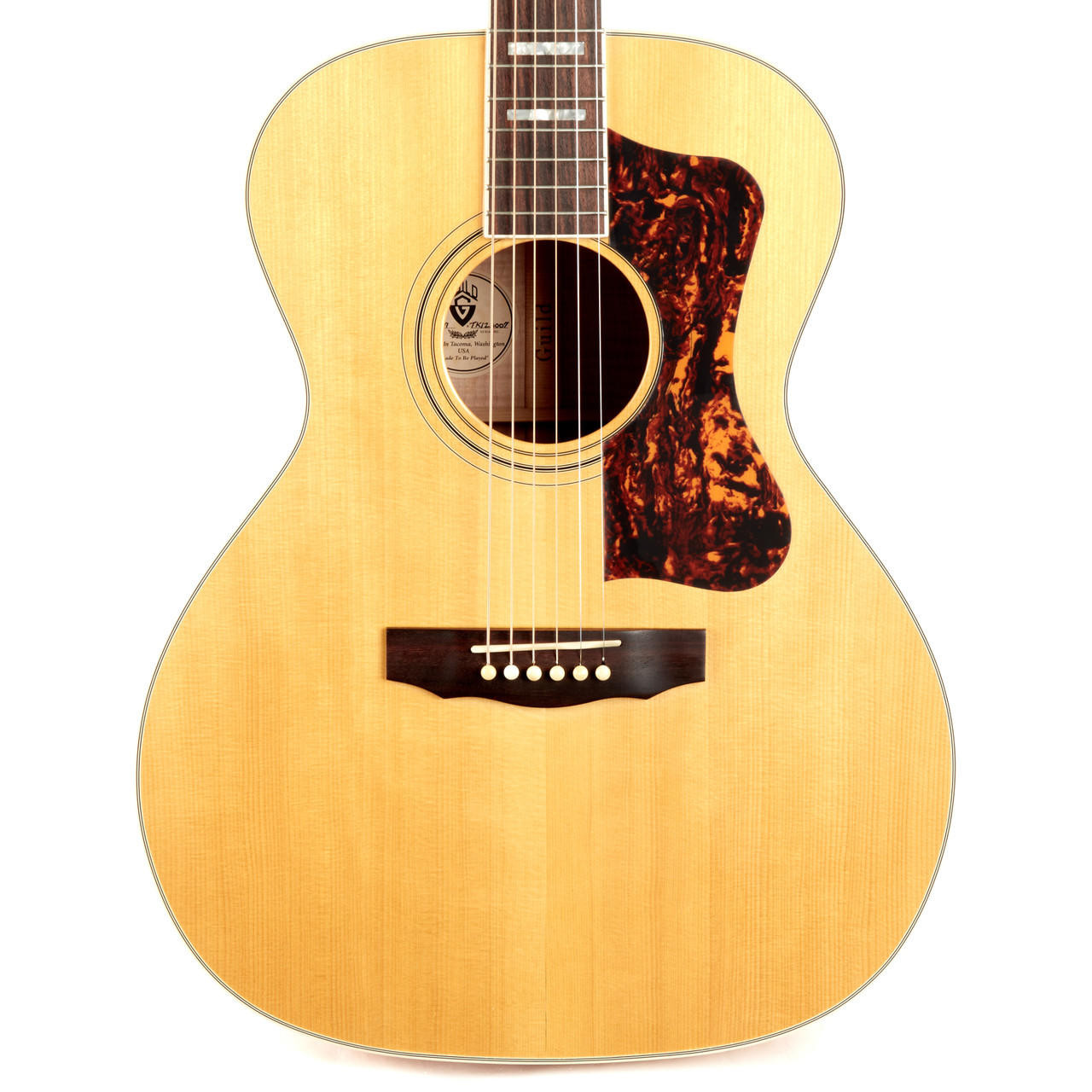 Used USA Guild F47M Flame Maple Natural 2007 | Cream City Music