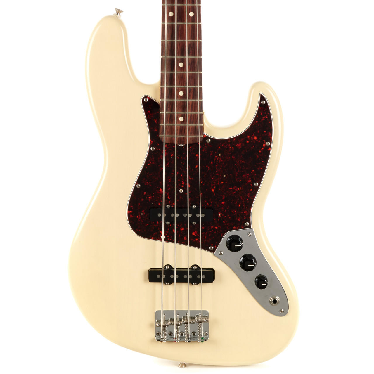 Used Fender American Highway One Jazz Bass Satin Blonde 2003