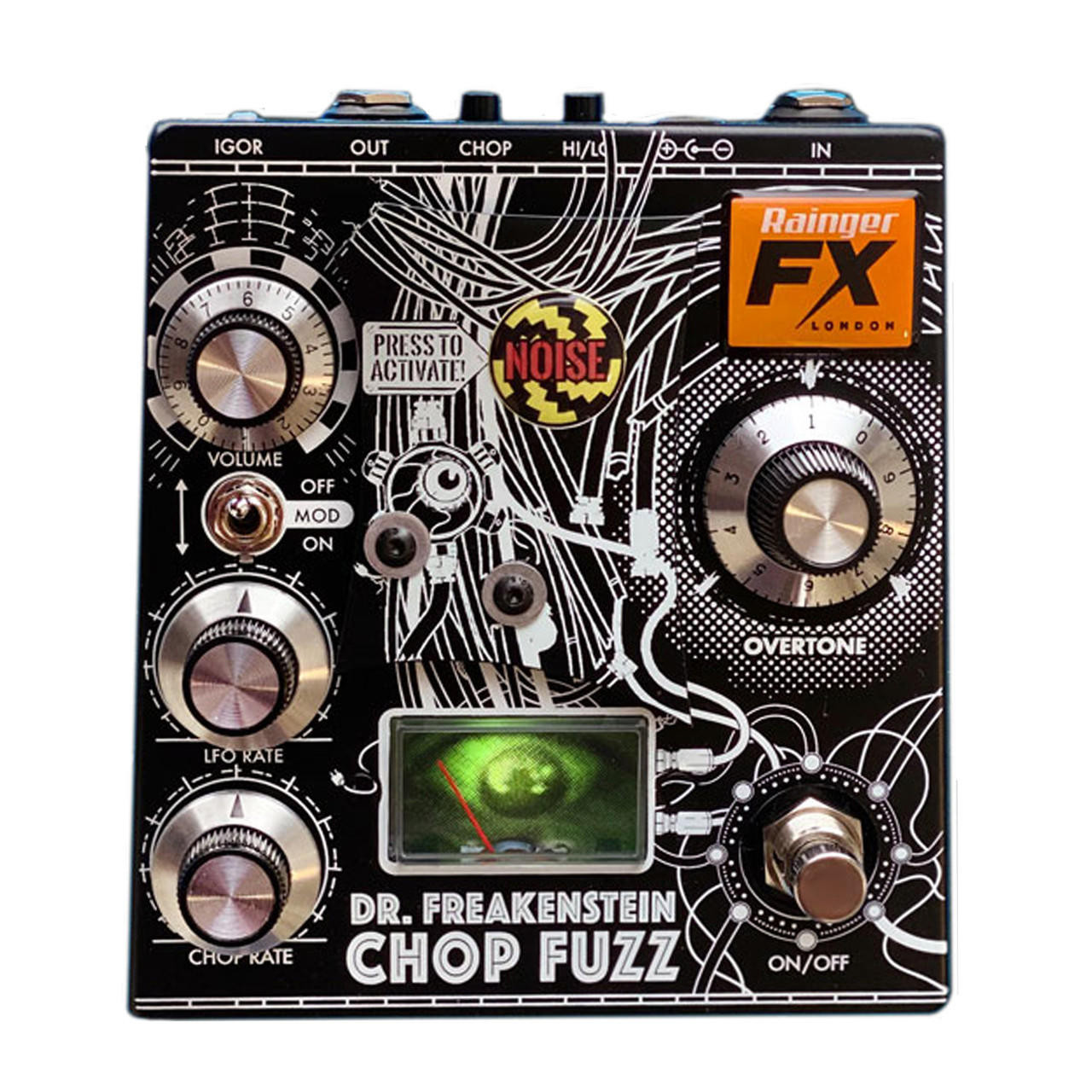 Rainger FX Dr. Freakenstein Chop Noise Fuzz Pedal - Limited