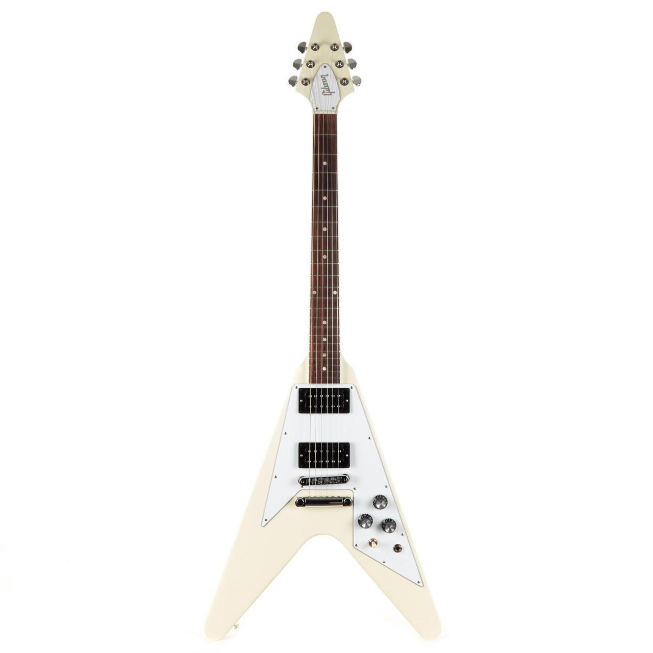 Gibson Flying V white ギブソン　フライングV 白 Gibson 70s Flying V - Classic White | Cream City Music