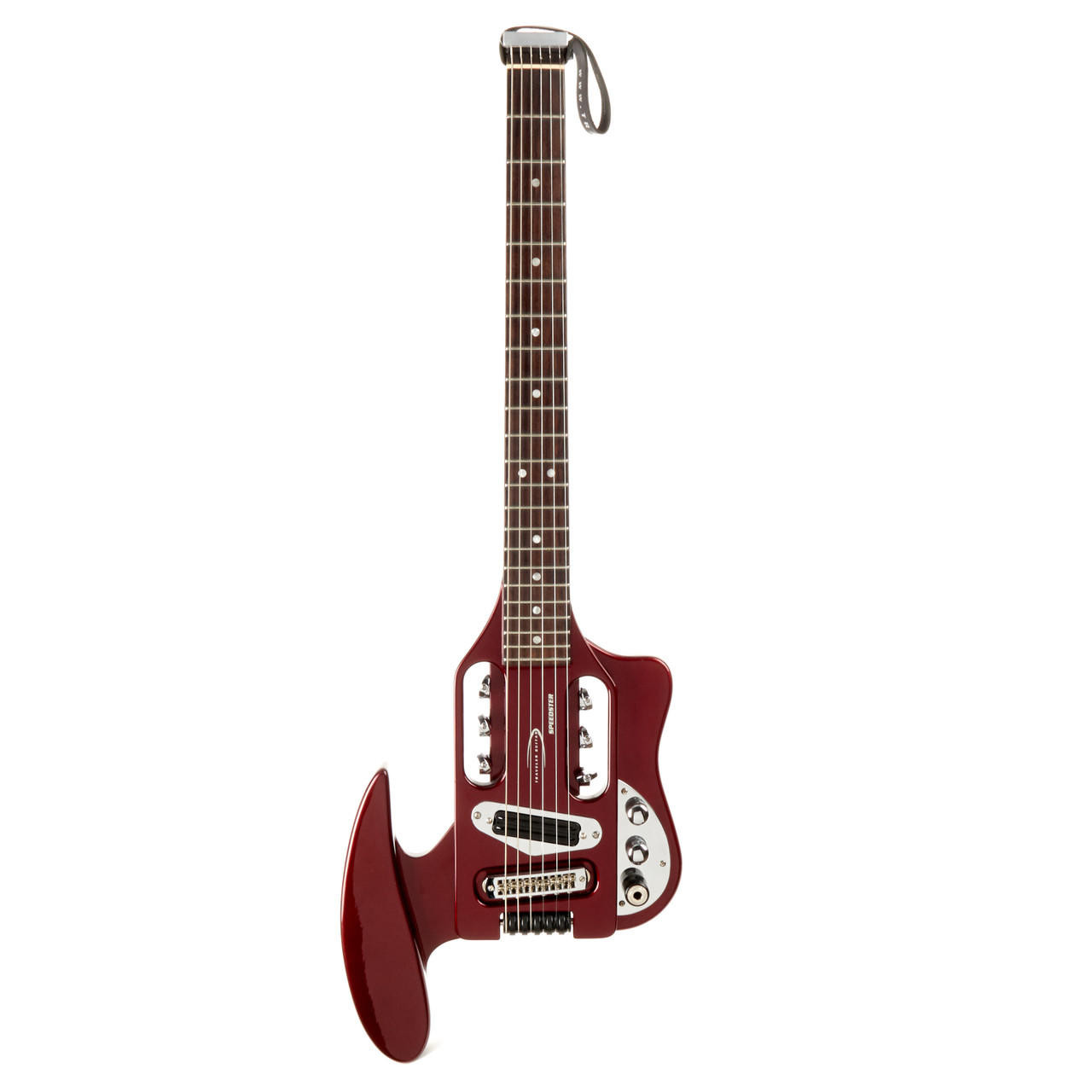 Used The Traveler Speedster Travel Electric Guitar Wine Red