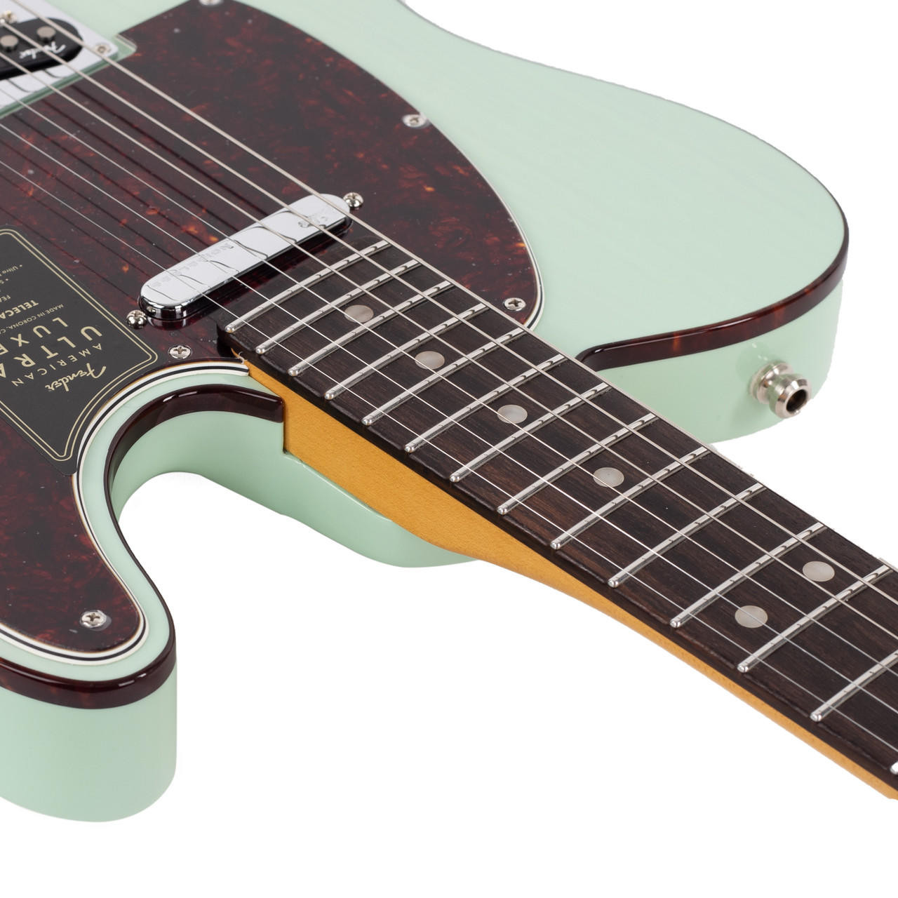 Fender American Ultra Luxe Telecaster Rosewood Transparent Surf
