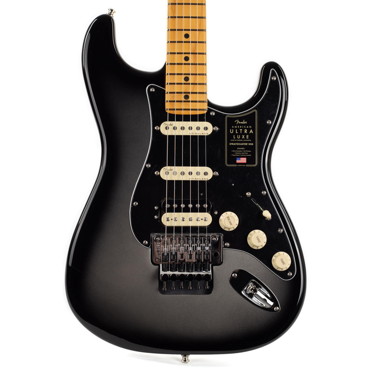 Fender American Ultra Luxe Stratocaster Floyd Rose HSS Maple