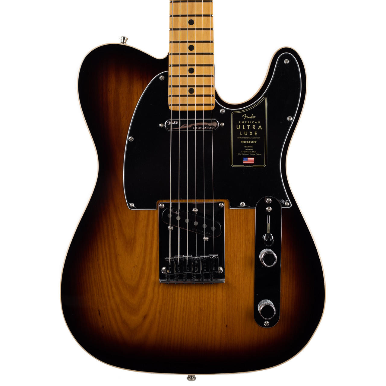 Fender American Ultra Luxe Telecaster Maple 2-Color Sunburst