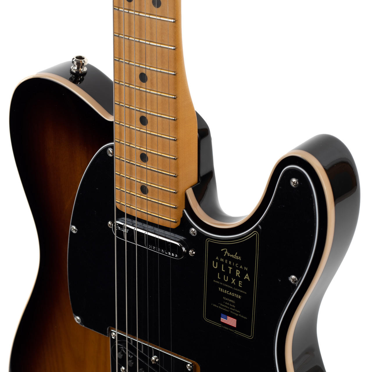 Fender American Ultra Luxe Telecaster Maple 2-Color Sunburst