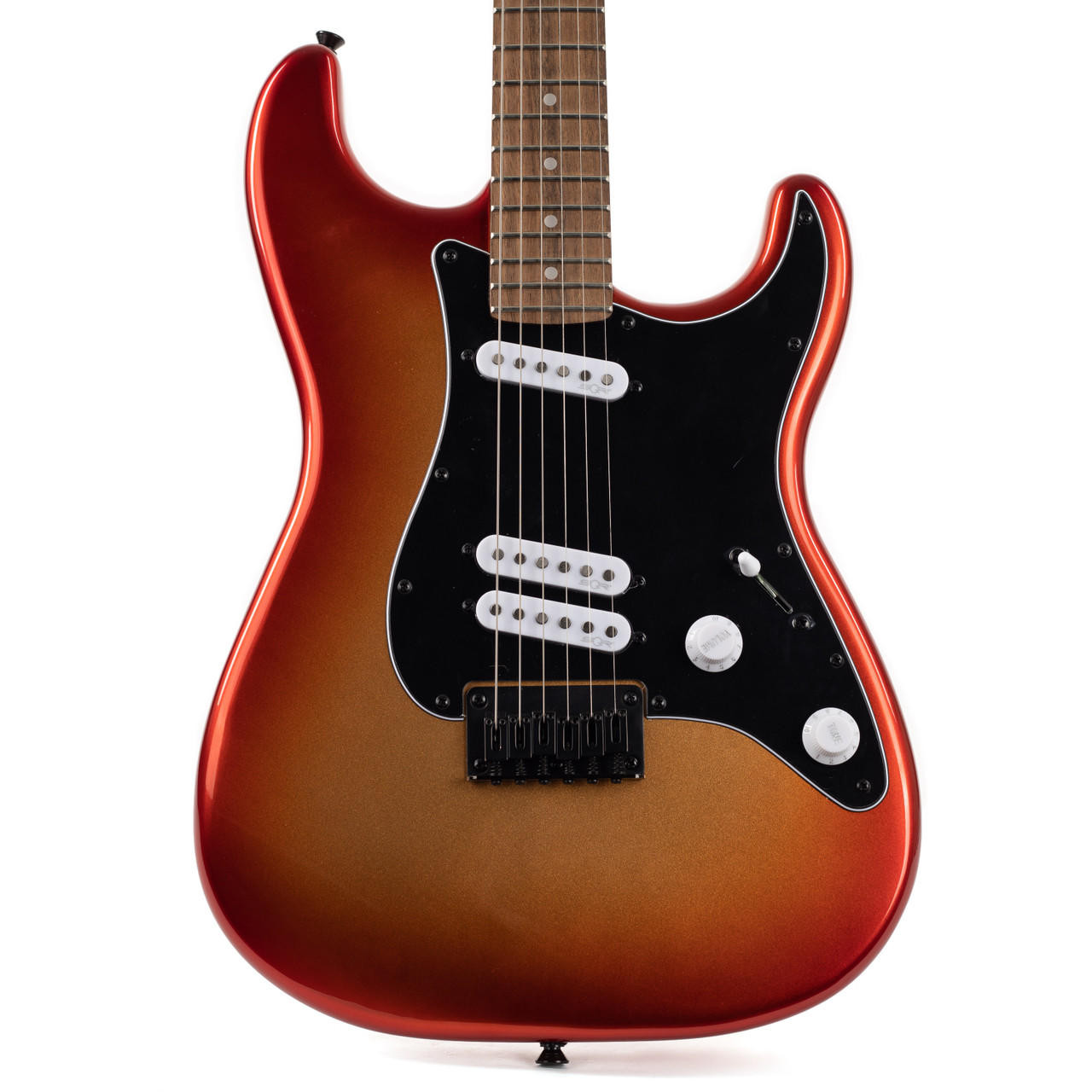 美品Squier contemporary stratocaster カスタム品 Squier Contemporary Stratocaster Special HT Laurel Black Pickguard