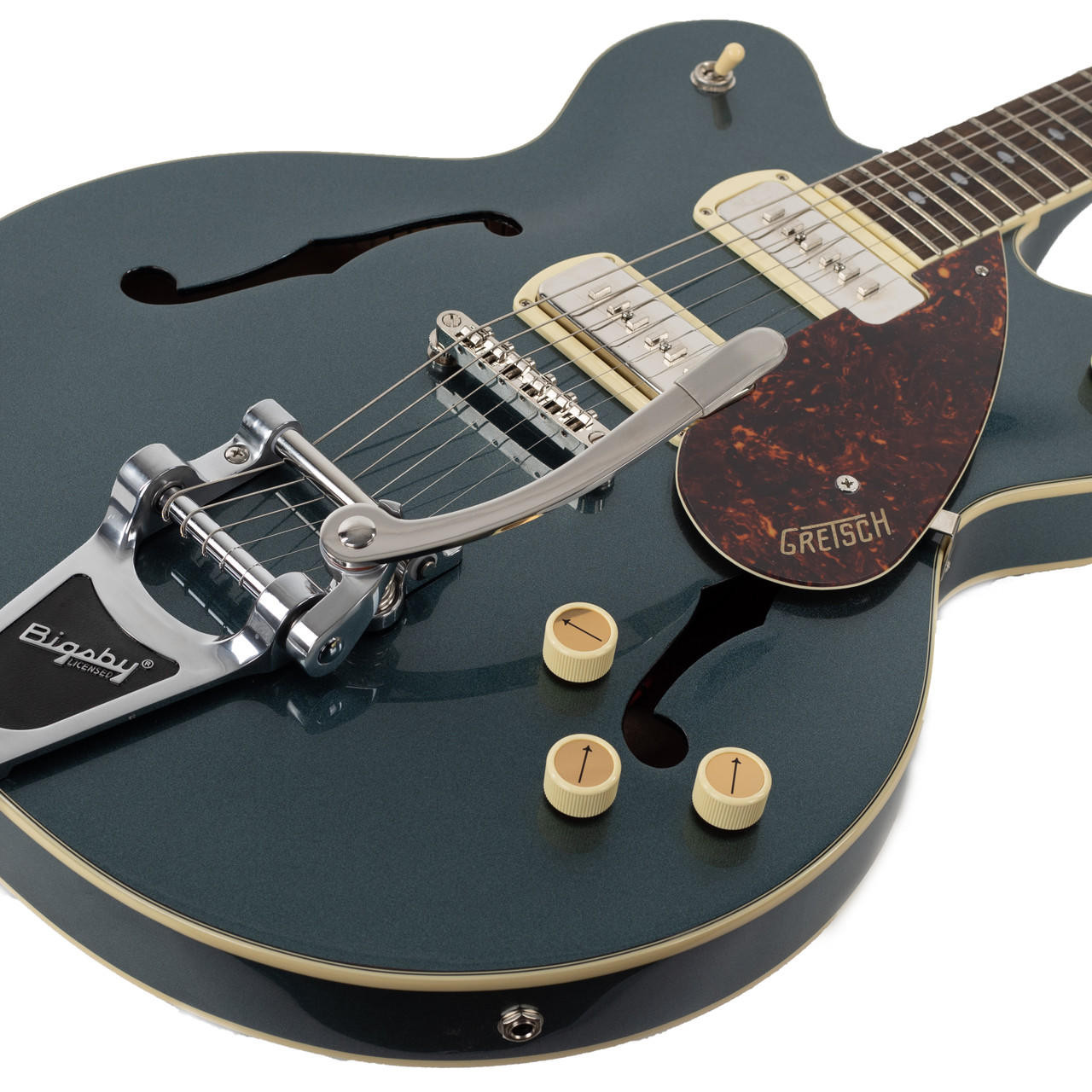 Gretsch G2622T-P90 Center Block Double-Cut with Bigsby - Gunmetal