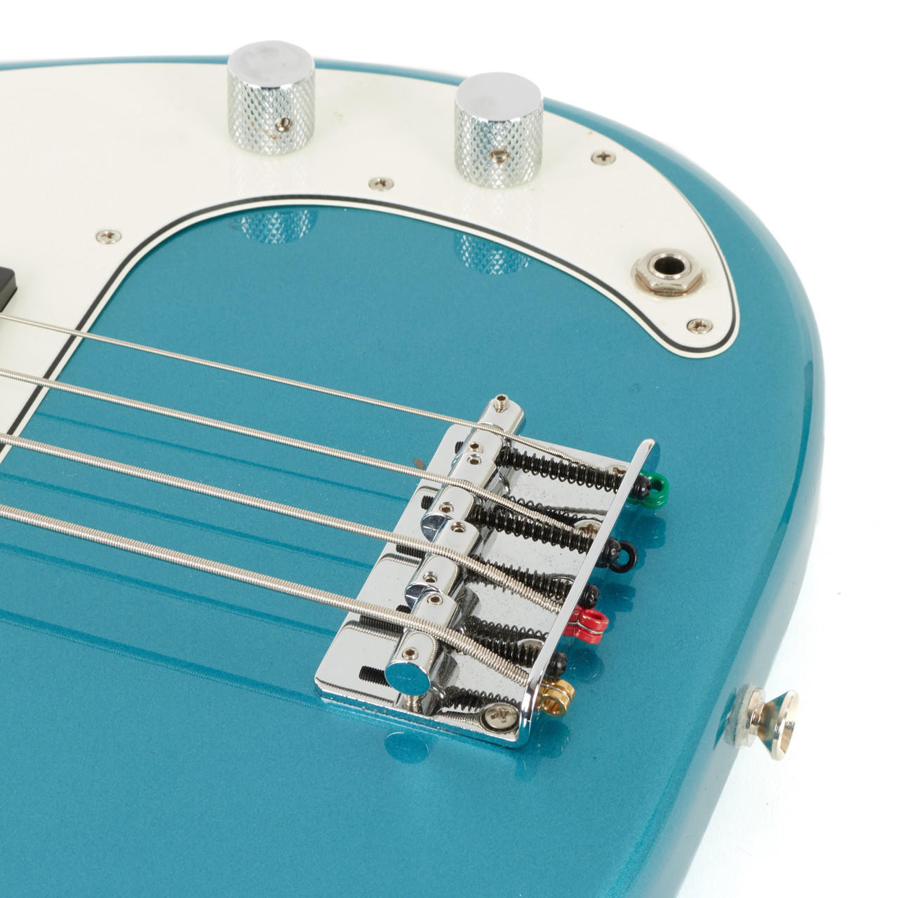 Used Fender Standard Precision Bass MIM Tidepool Blue 2015 | Cream