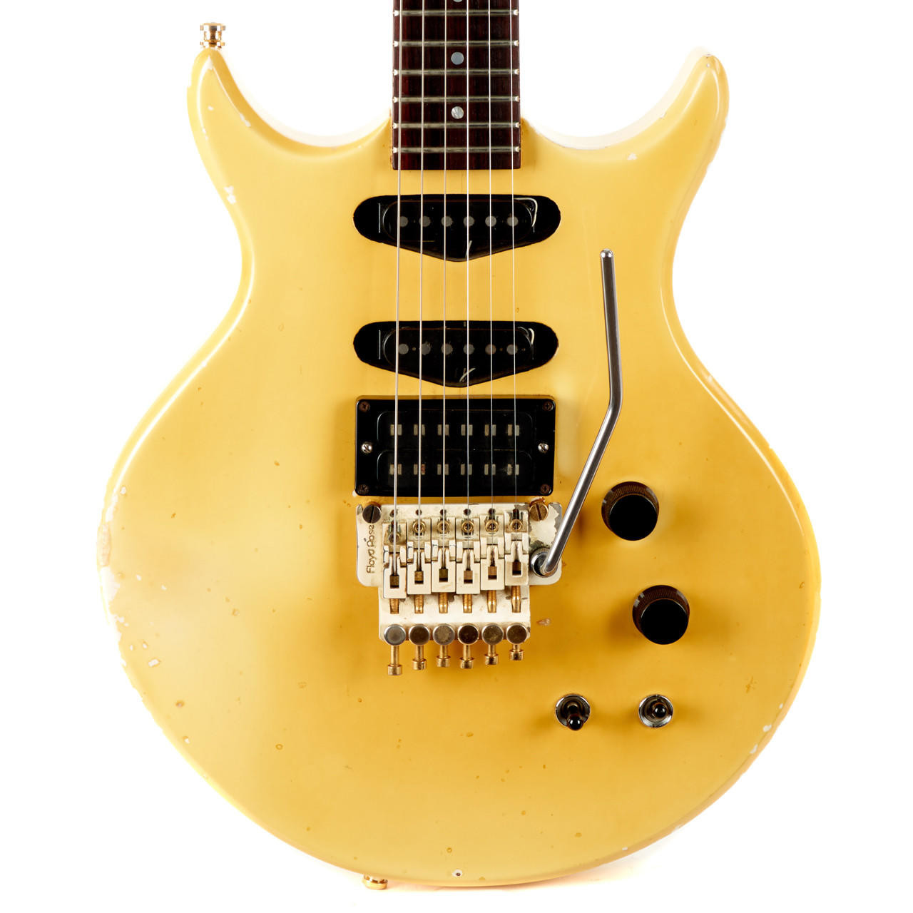 Vintage Hamer Steve Stevens Signature Model Aged White 1984