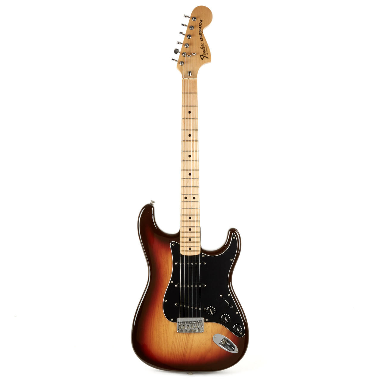 Vintage Fender Stratocaster Hardtail Brown Sunburst 1979 | Cream