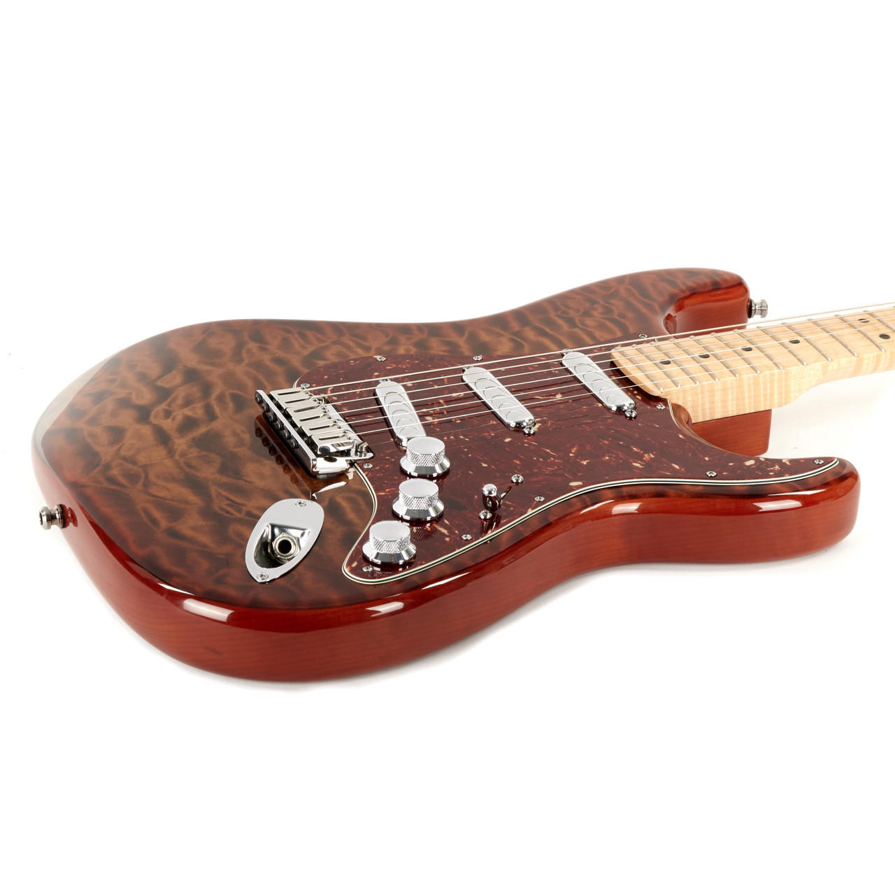 Used Fender Custom Shop Artisan Stratocaster Quilt Maple Top Tiger