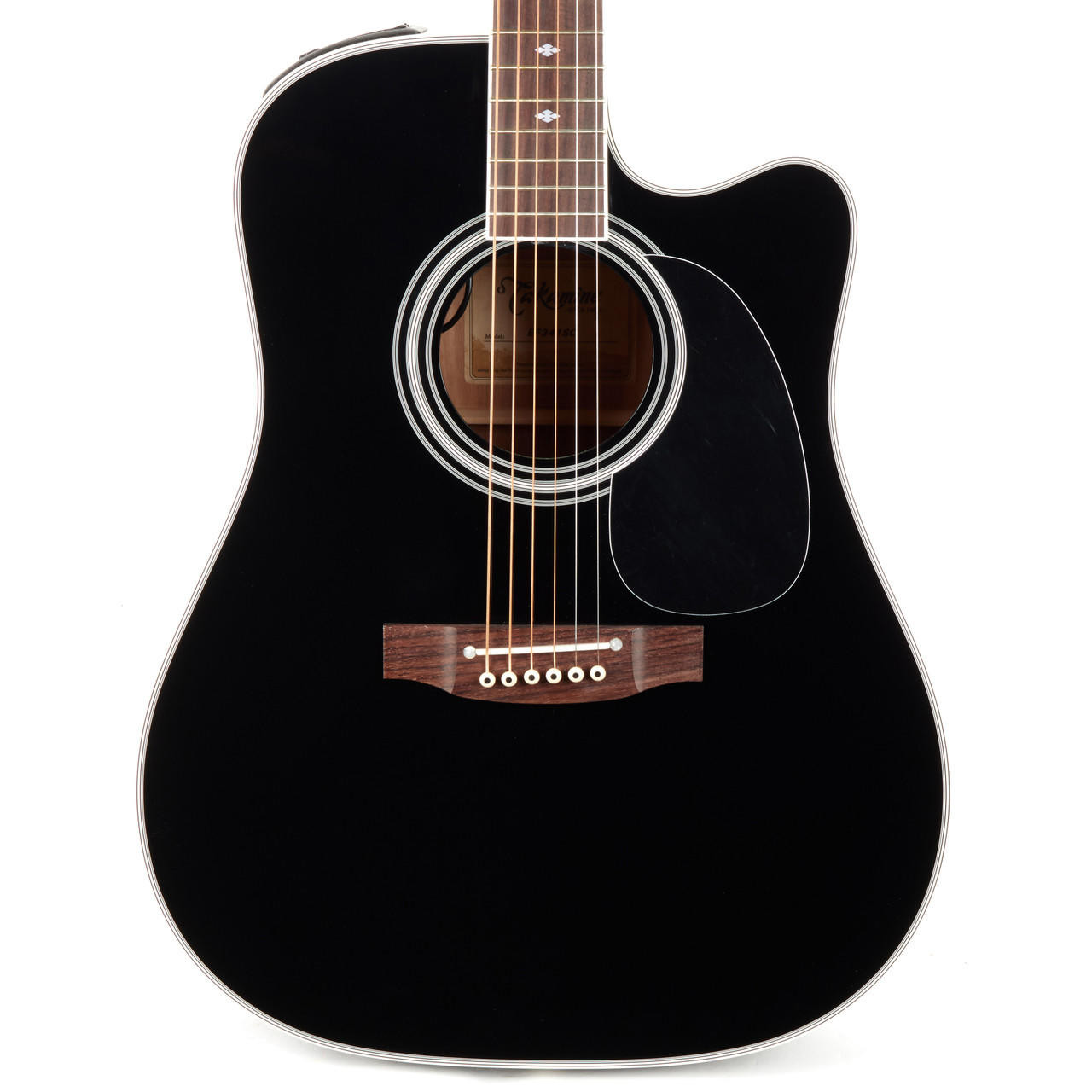 Takamine EF341SC BL エレアコ EF-341SC Takamine EF341SC Dreadnought Acoustic Electric - Gloss Black