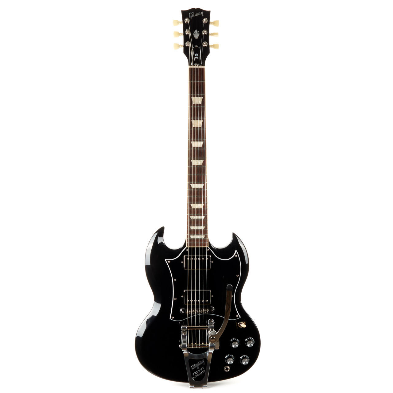 【美品】Gibson SG エボニー Bigsby 純正ギグバッグ付き Used Gibson SG Standard Ebony Tom Brantley PAF Humbuckers Bigsby