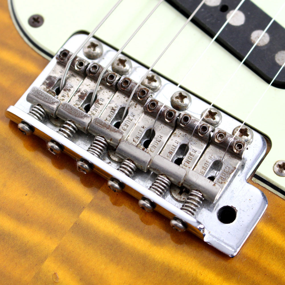 1994 Fender MIJ Foto Flame Stratocaster Strat Electric Guitar Very