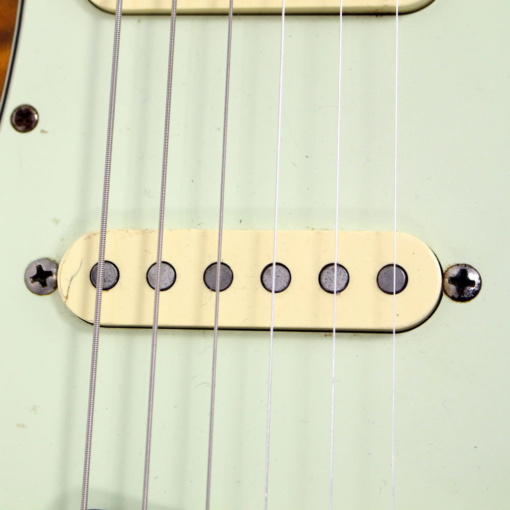1994 Fender MIJ Foto Flame Stratocaster Strat Electric Guitar Very