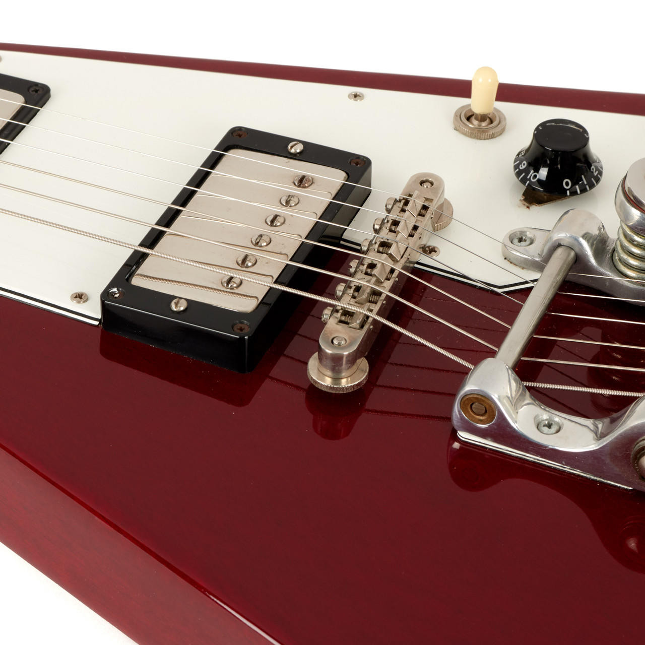 Used Gibson Lonnie Mack Flying V Cherry 1994 | Cream City Music