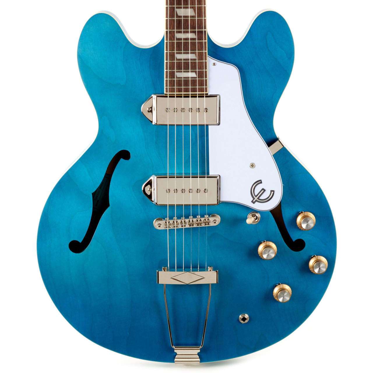 Epiphone Casino Worn Blue Denim エピフォンカジノ Epiphone Casino Worn Hollowbody - Worn Blue Denim | Cream City Music
