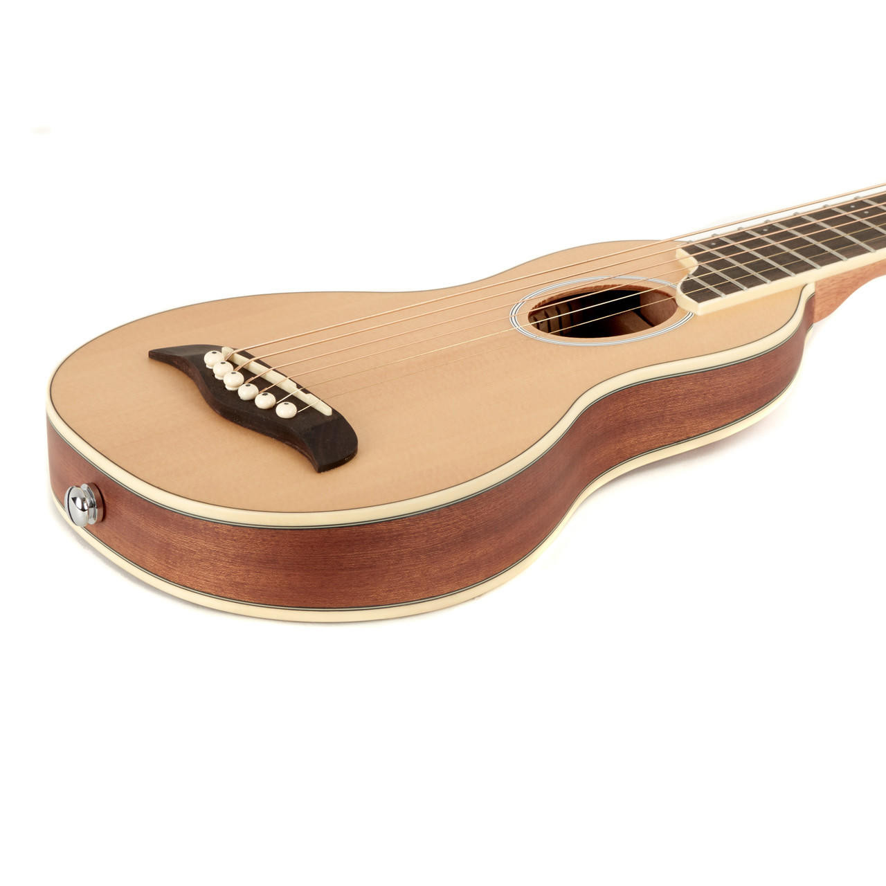 Washburn 10SK Rover Travel Series Acoustic - Natural | Cream City