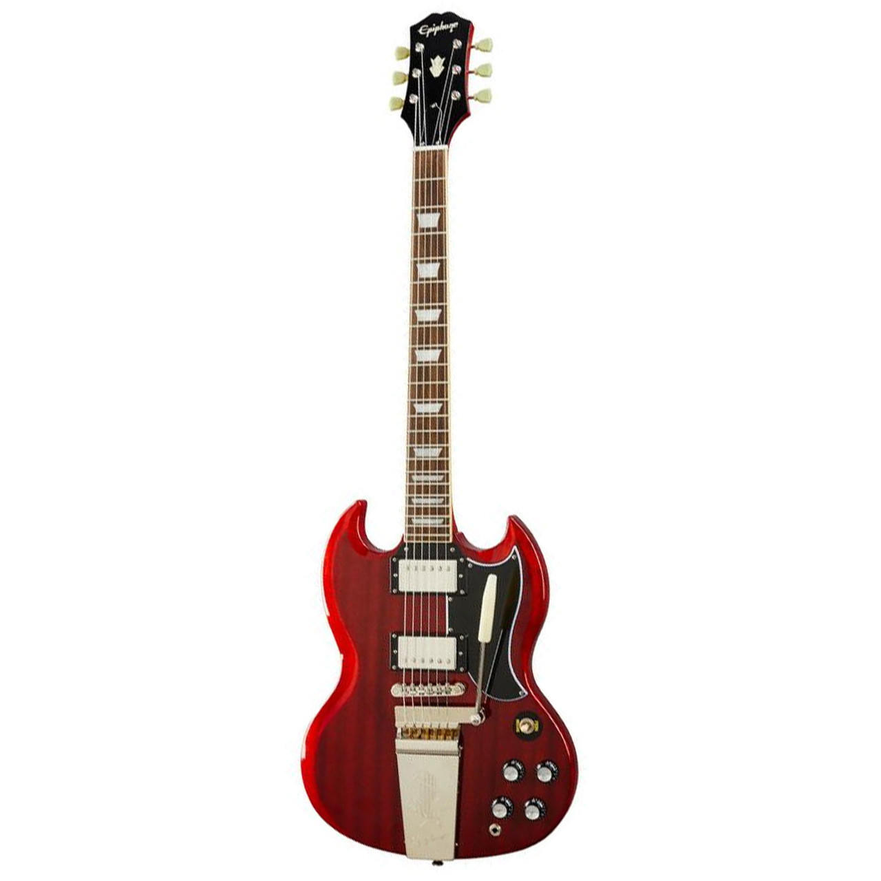 ギター Epiphone SG Standard 60S Vintage Cherry Epiphone SG Standard 60s Maestro Vibrola - Vintage Cherry | Cream