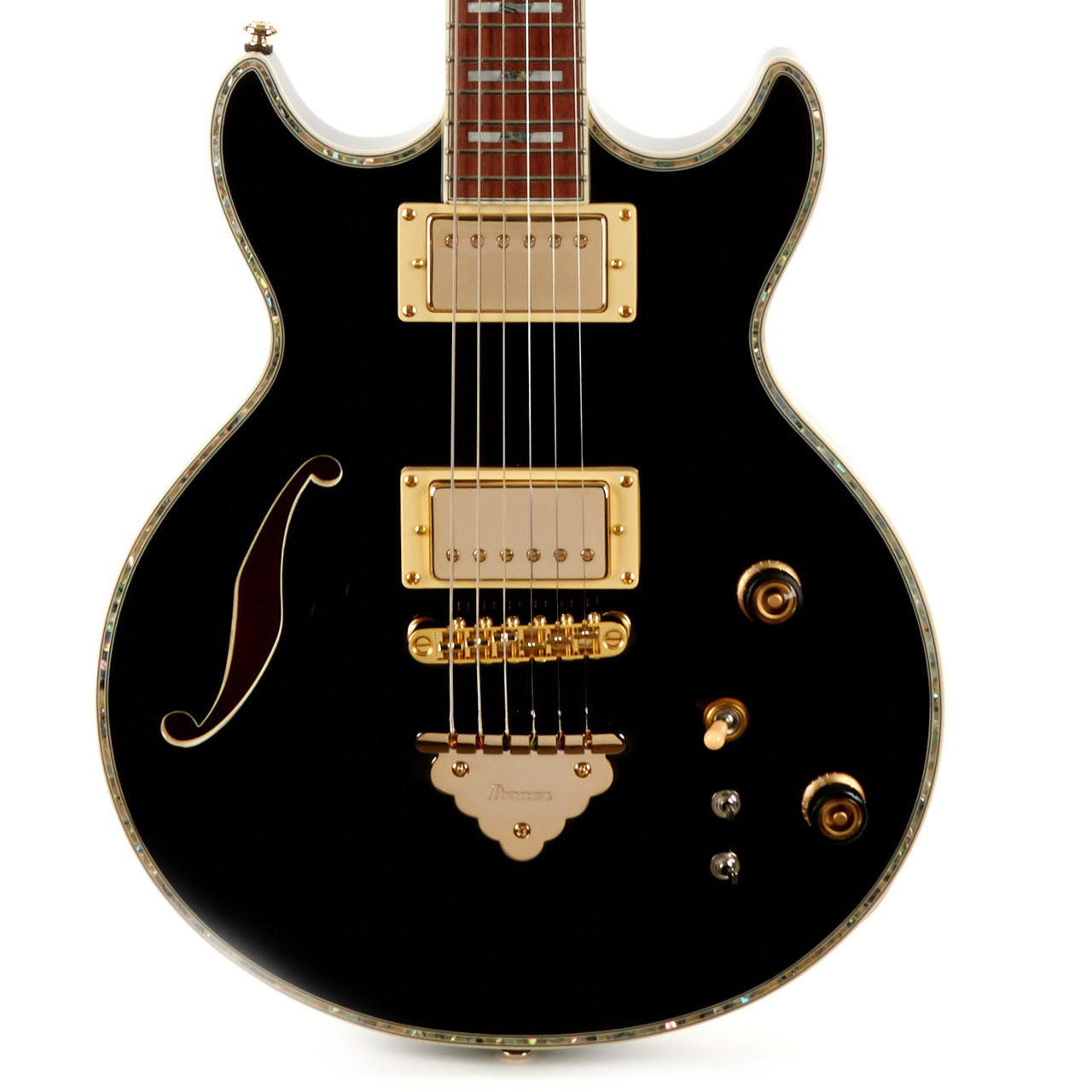Ibanez セミアコ AR520H SPOTモデル Ibanez AR520H Standard Semi-Hollowbody - Black | Cream City Music