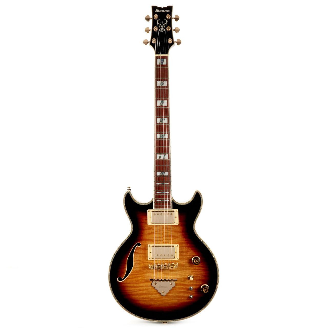 Ibanez AR520HFM Standard Semi-Hollowbody - Violin Sunburst | Cream
