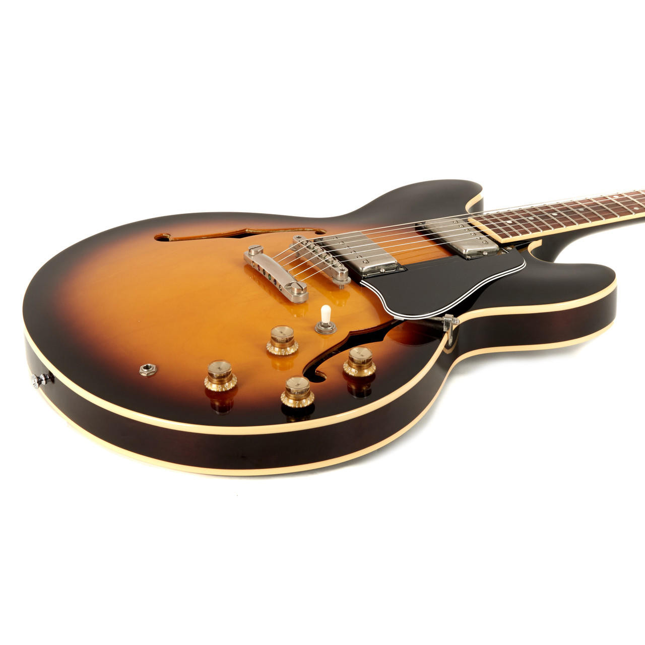Used Epiphone Elitist 1963 ES-335 Dot Vintage Sunburst | Cream