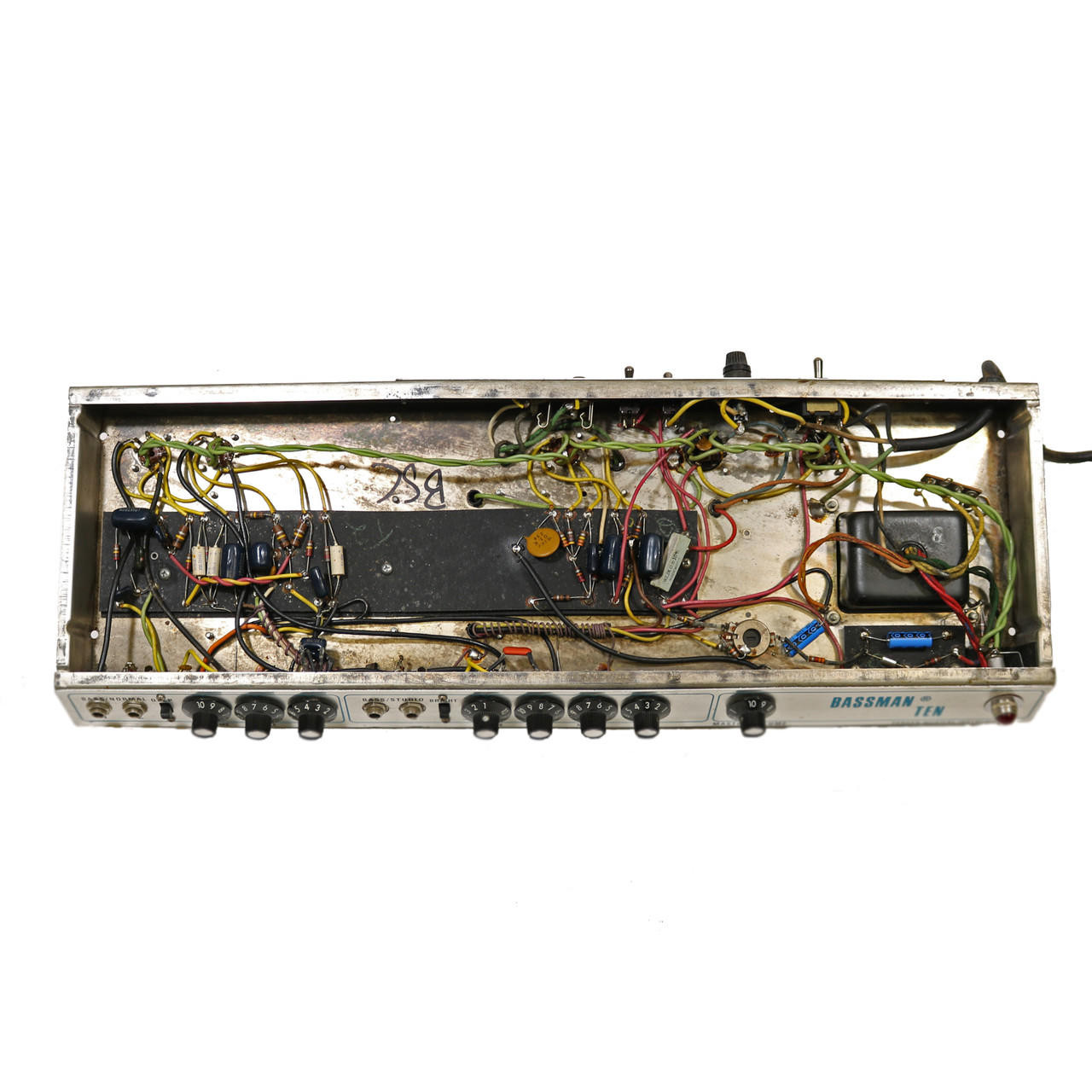 Vintage Fender Bassman Ten 50W 4x10 Tube Combo Amp - 1973 | Cream