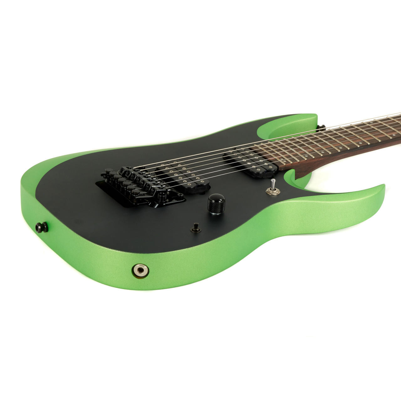 Ibanez RGD70ALNB Axion Label 7 String - Metallic Green Eclipse