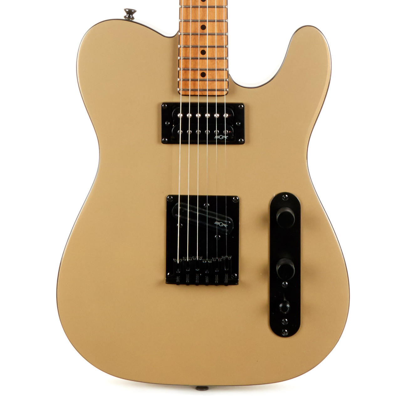 Squier Contemporary Telecaster Gold 美品 Squier Contemporary Telecaster RH Roasted Maple Shoreline Gold