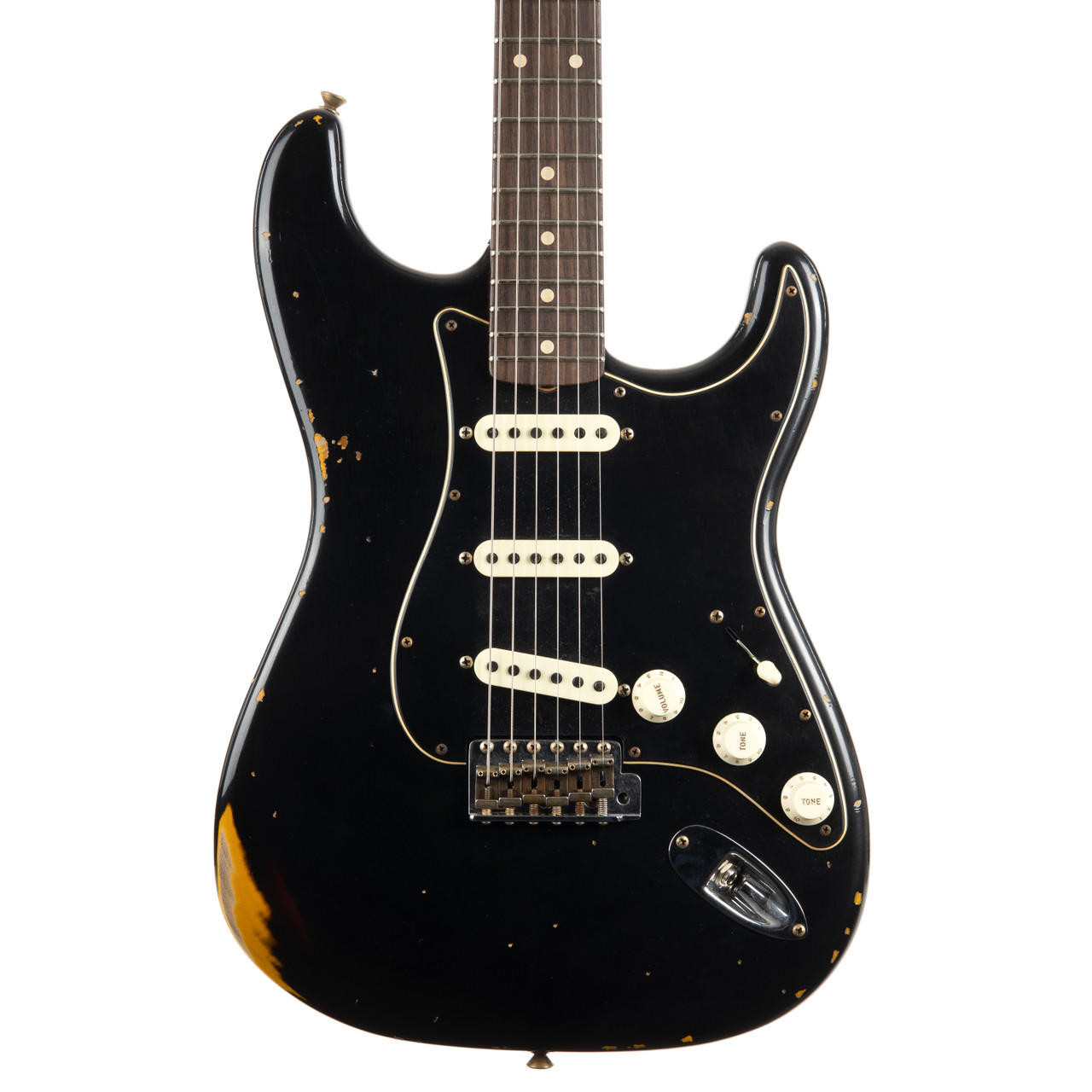 Fender Custom Shop Dual-Mag II Stratocaster Relic - Aged Black