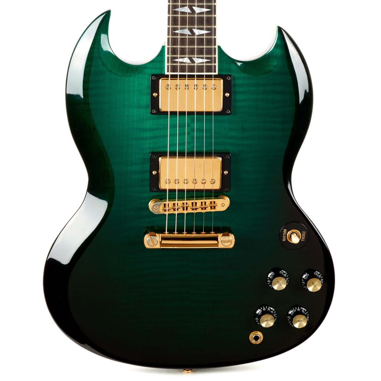 Used Gibson SG Supreme Emerald Burst 2003 | Cream City Music