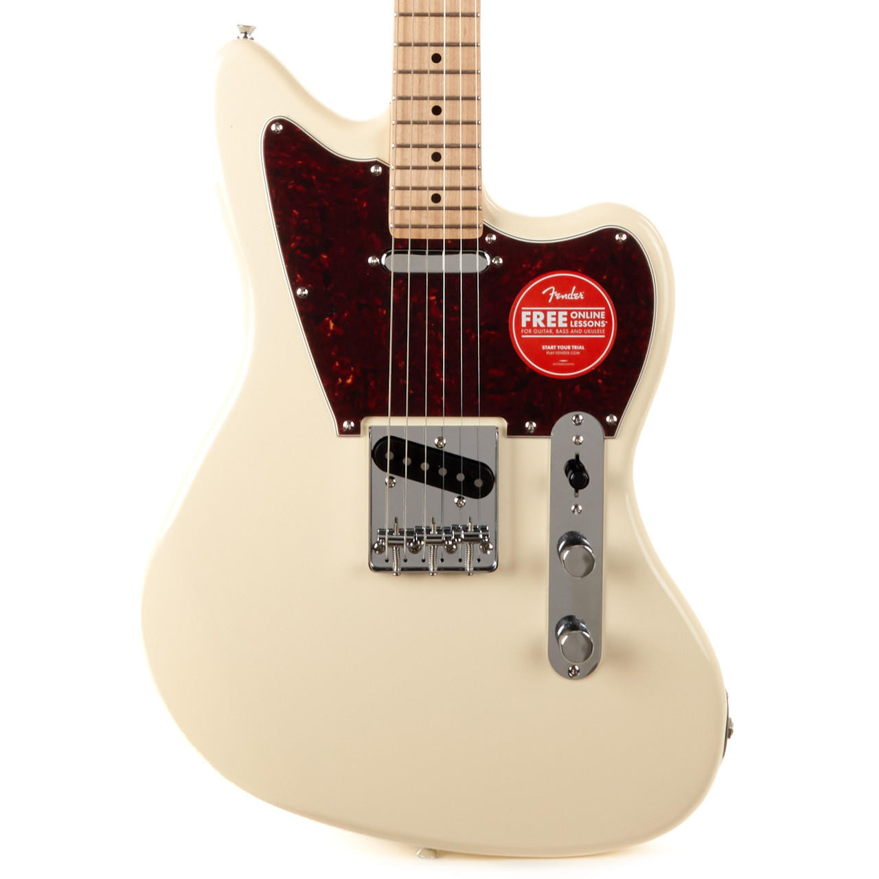 Squier Paranormal Offset Telecaster Maple - Olympic White | Cream