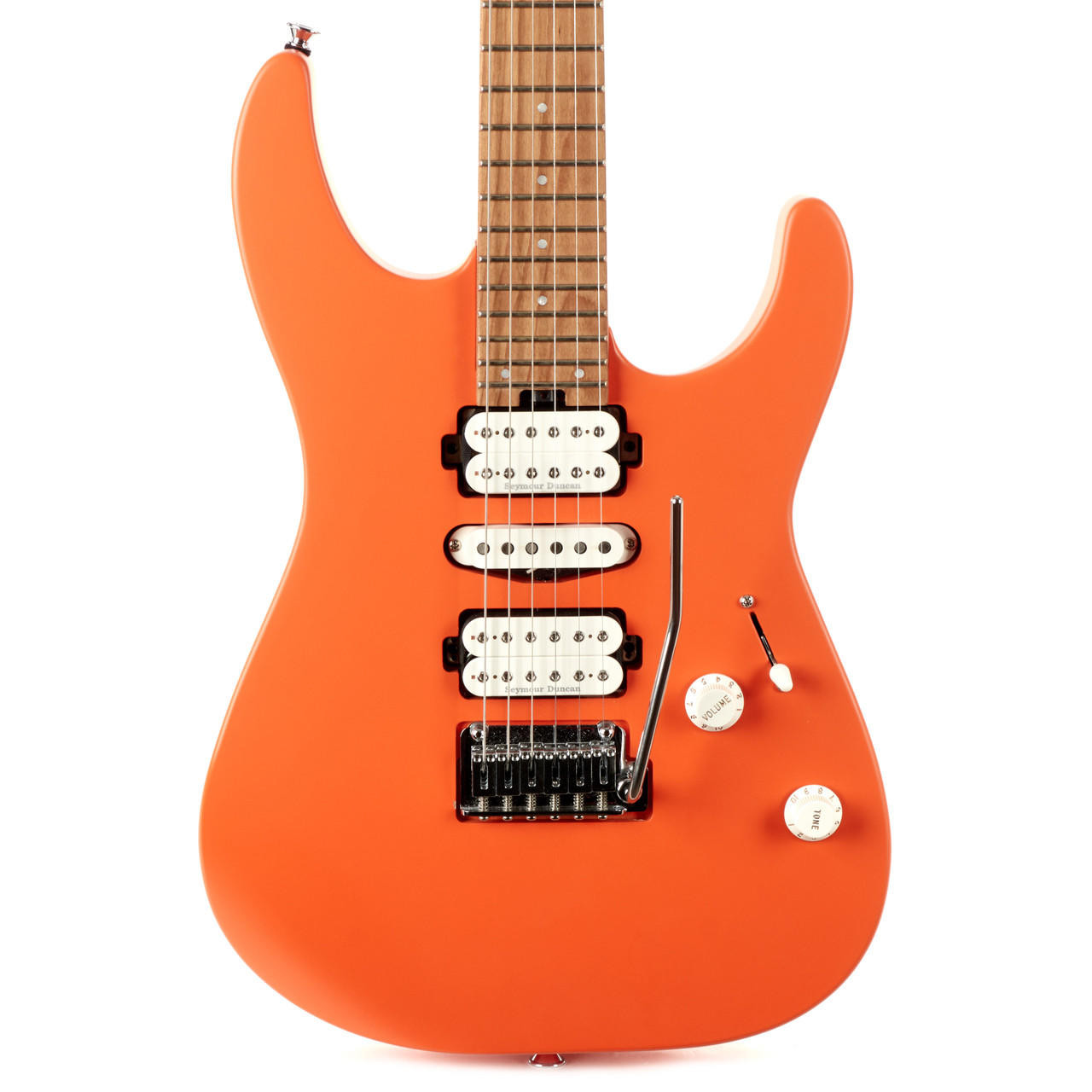 Used Charvel Pro Mod DK24 HSH Satin Orange Crush 2020 | Cream City