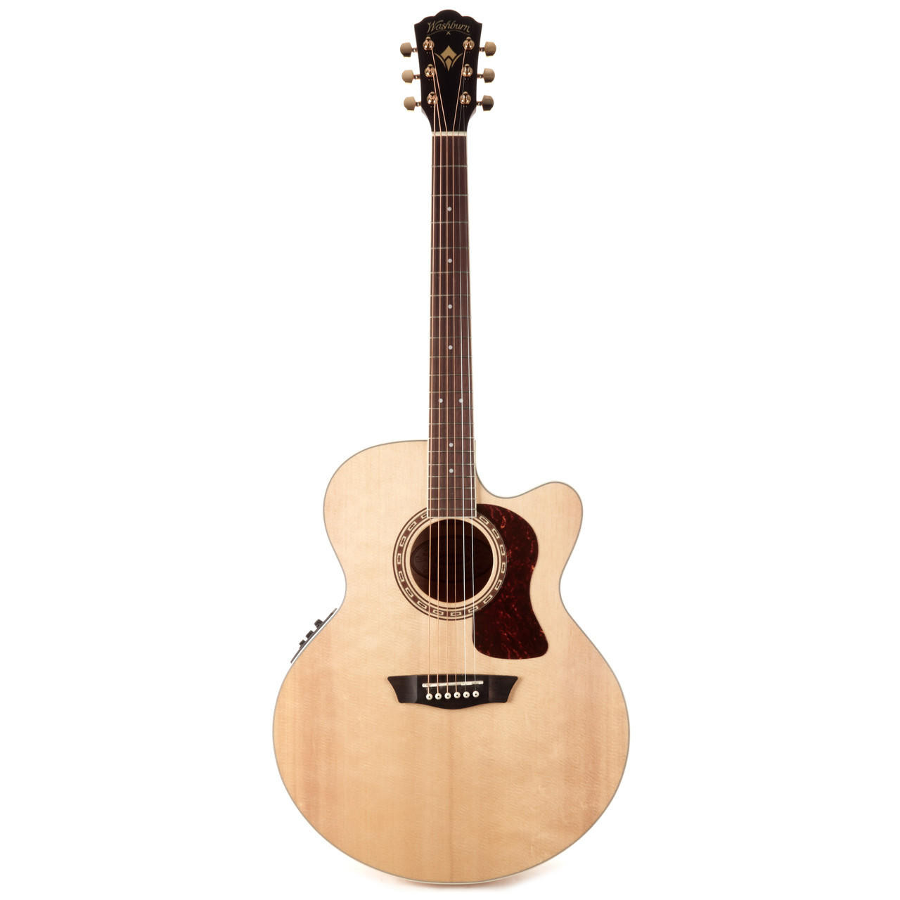 Washburn J40SCE Heritage 40 Series Jumbo Acoustic - Natural