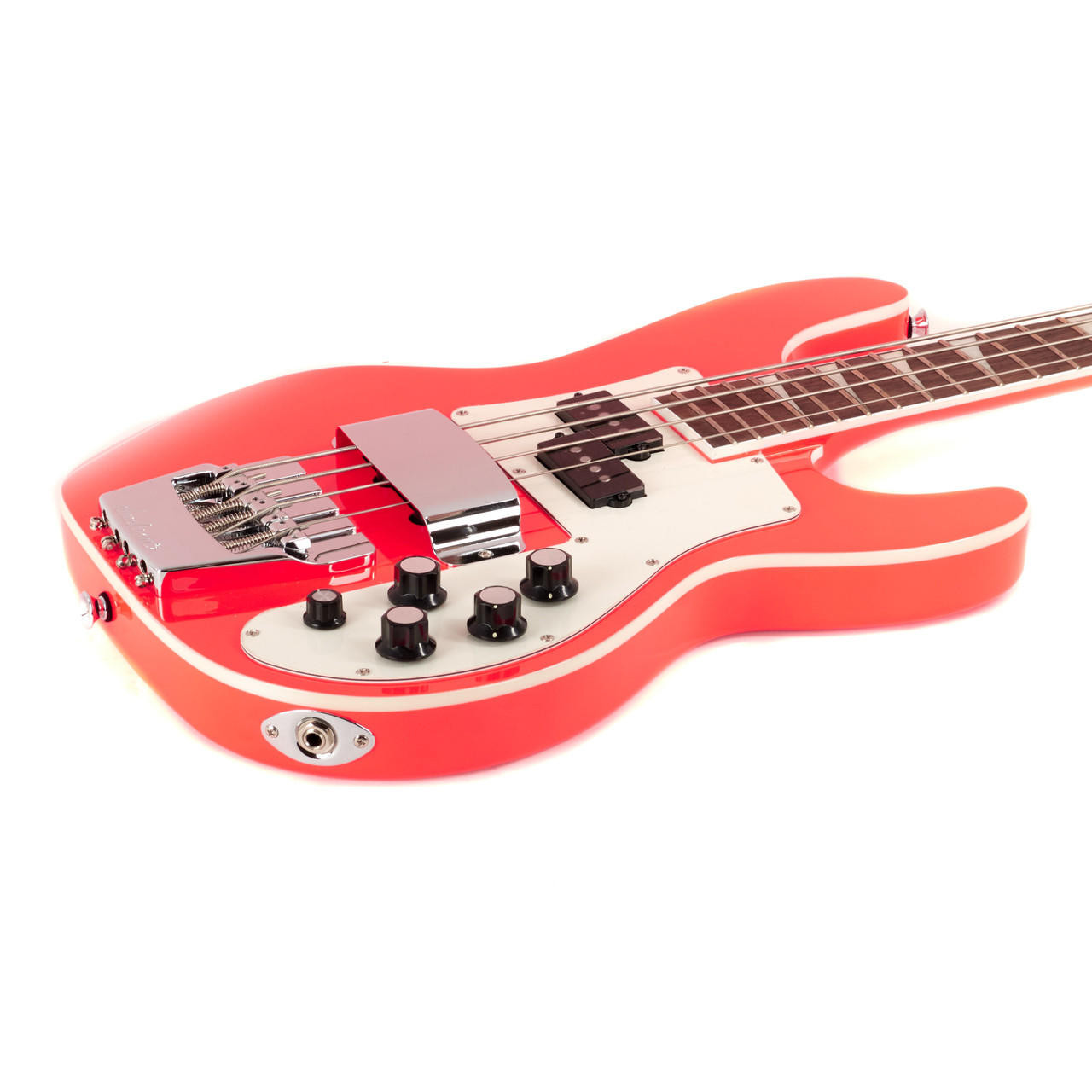 Jackson X Series Concert Bass CBXNT DX IV - Rocket Red | Cream