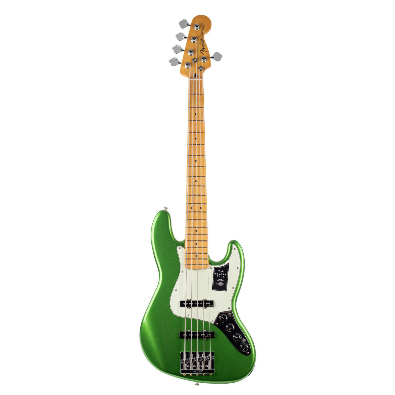 Fender Player Plus Jazz Bass V Maple - Cosmic Jade | Cream City Music