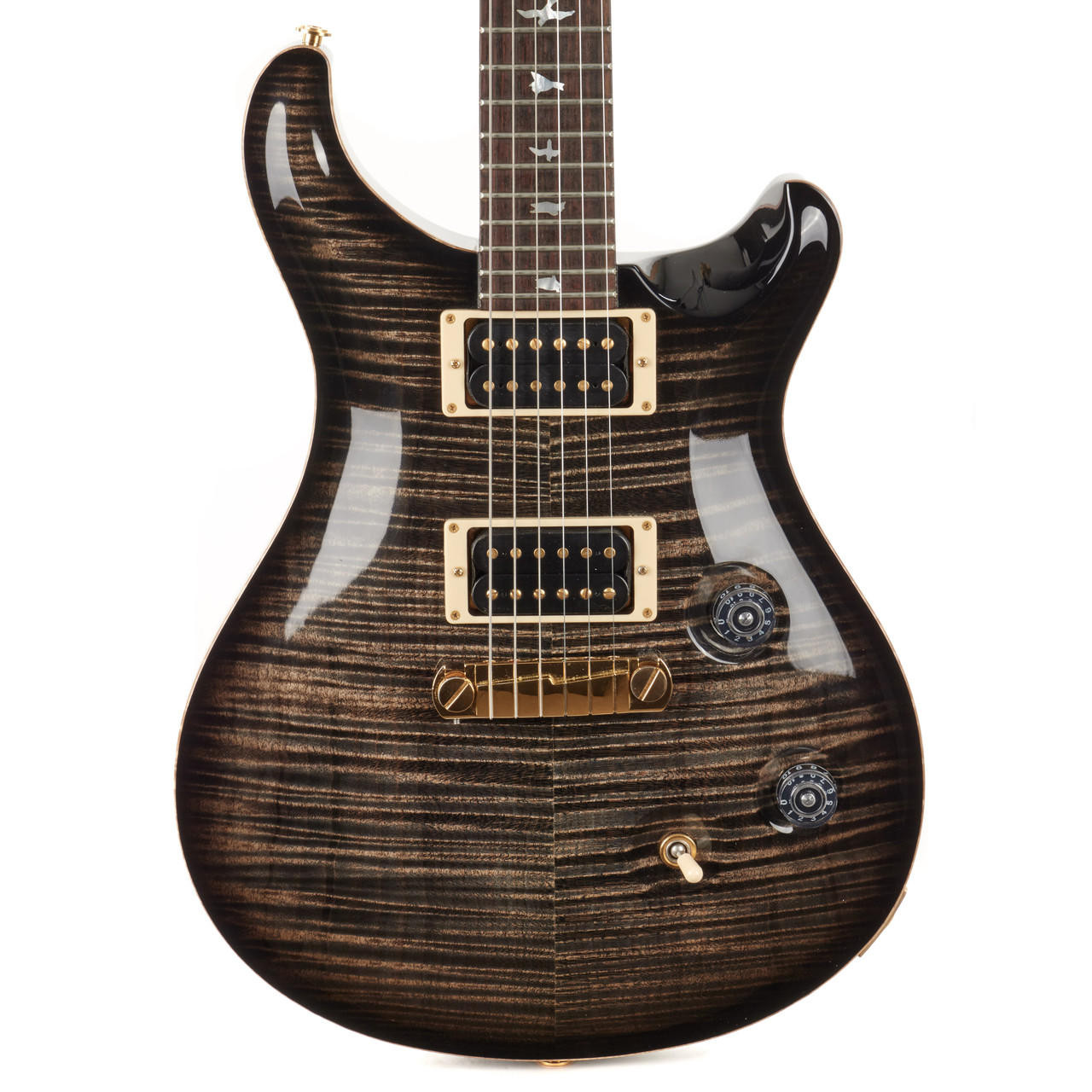 ギター PRS USA Custom 24 Artist Package Korina Used PRS Custom 24 Artist Package Korina Charcoal Burst 2009