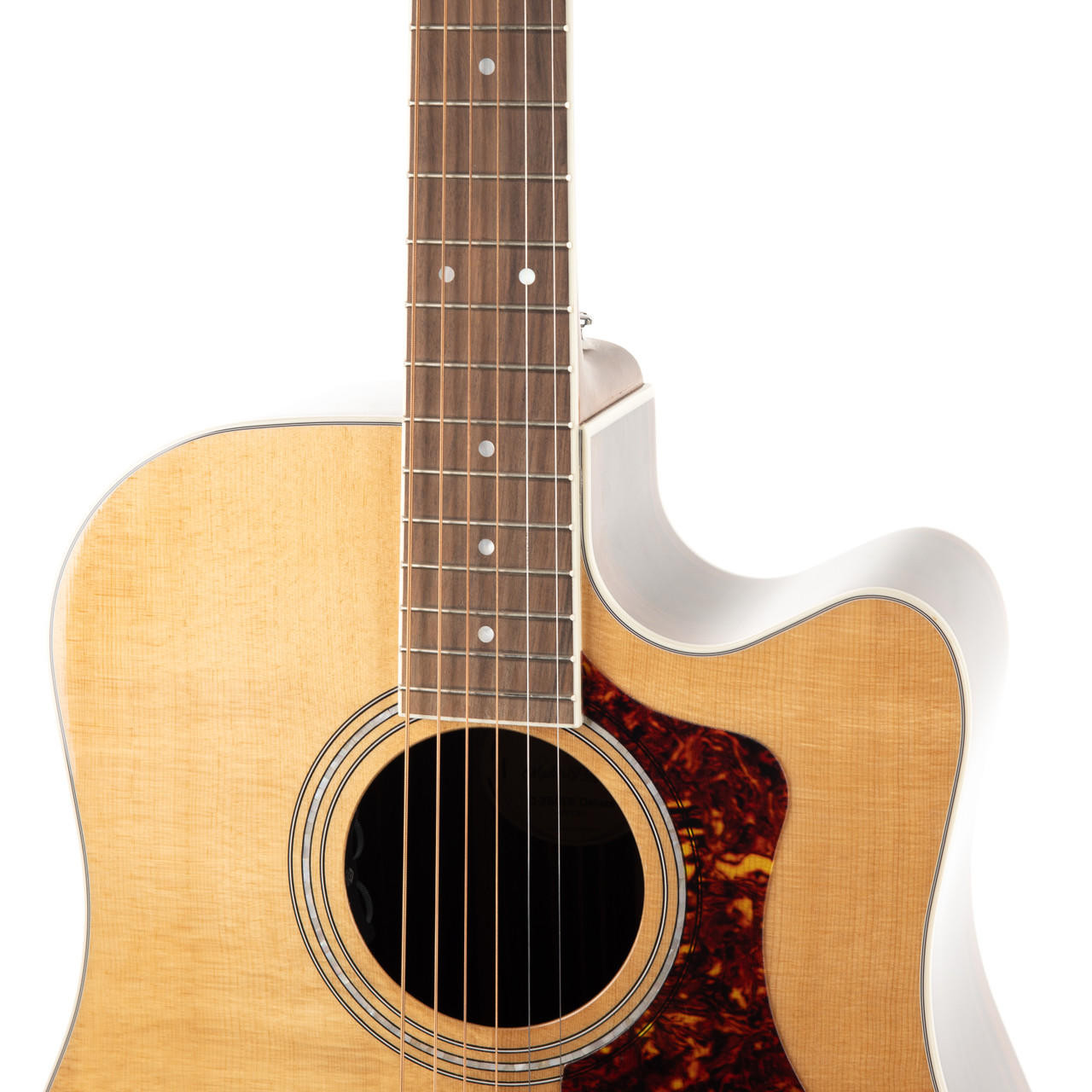 Guild D-260CE Deluxe Acoustic-Electric Guitar - Natural | Cream