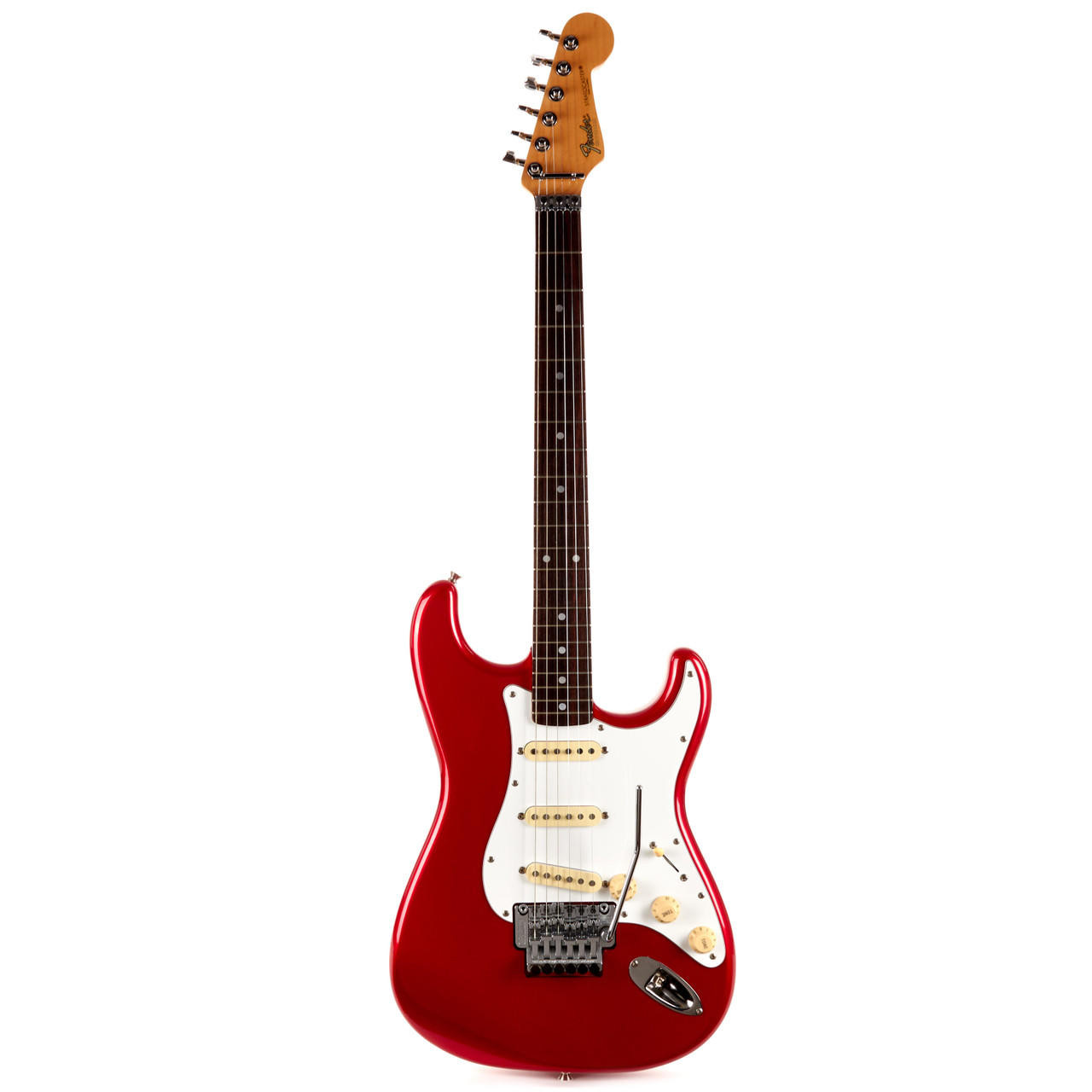 Used Fender Stratocaster Floyd Rose MIJ Metallic Red 1989 | Cream