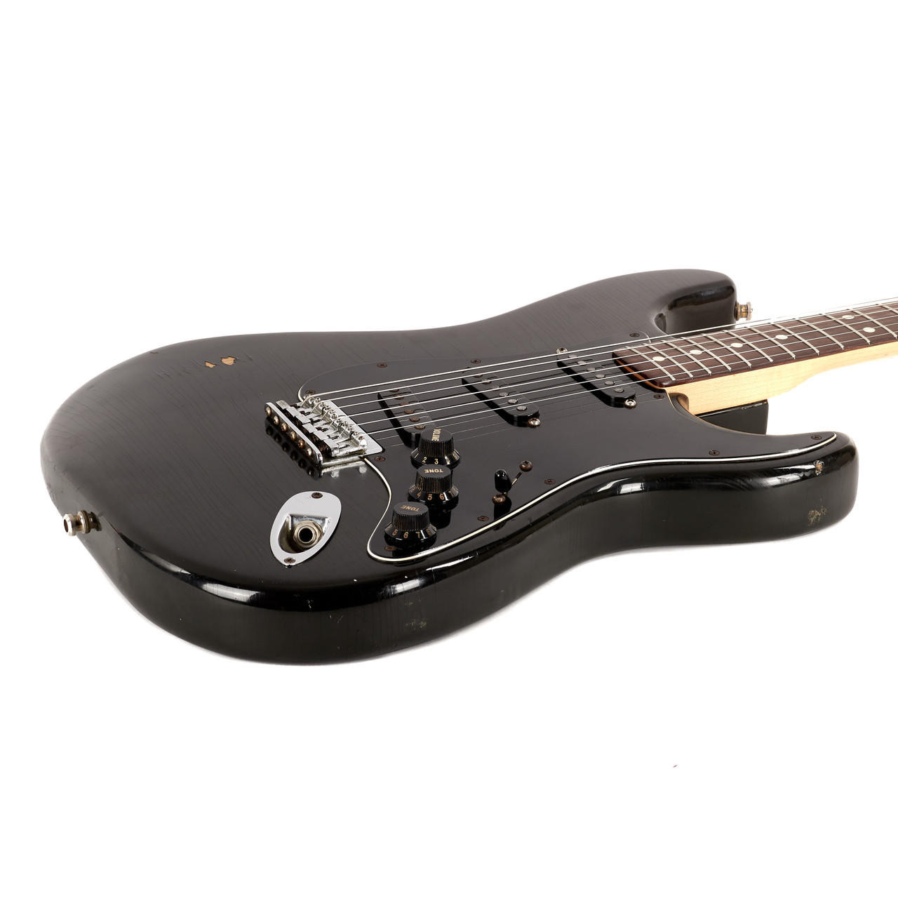Vintage Fender Stratocaster Hardtail Black 1979 | Cream City Music