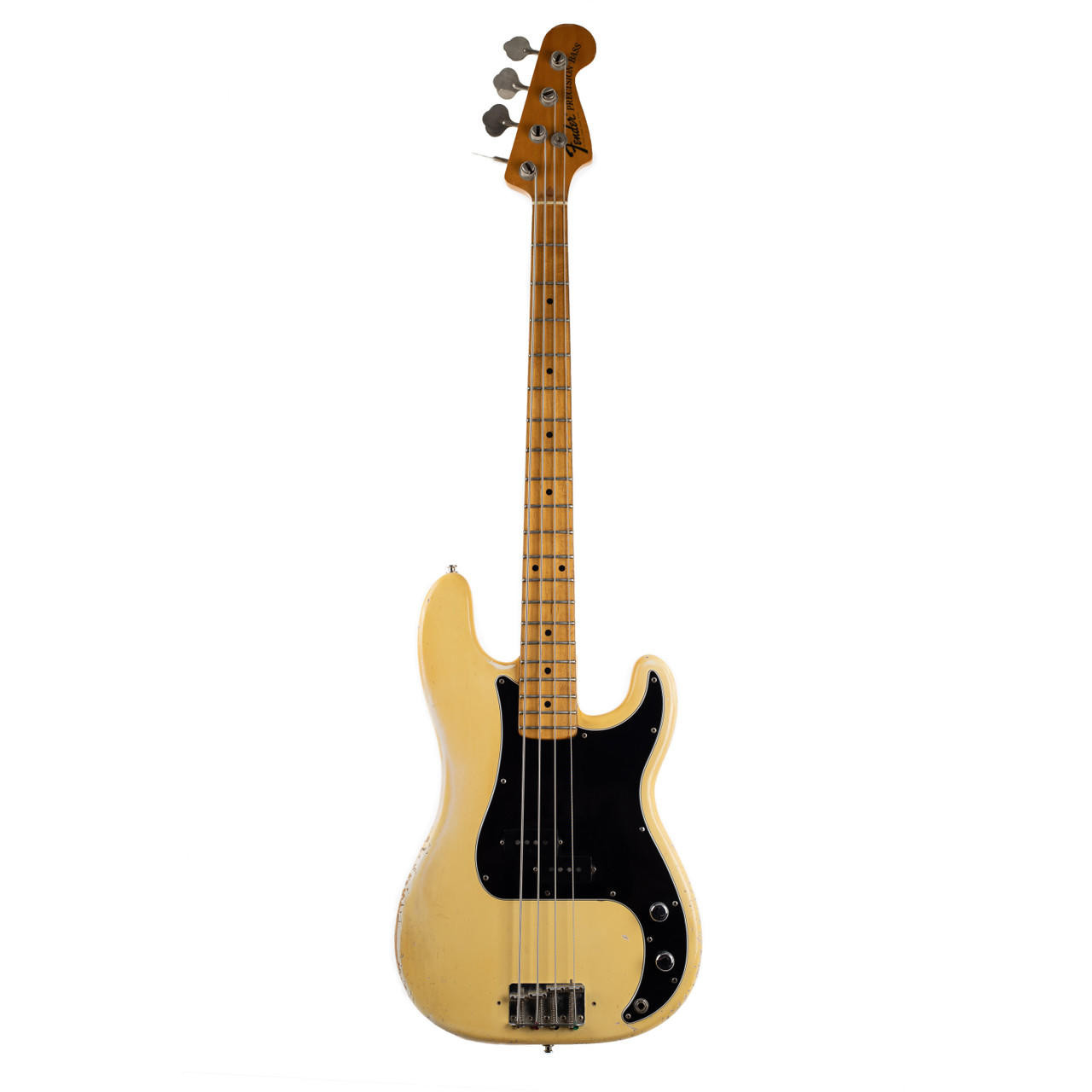 Vintage Fender Precision Bass Olympic White 1973 | Cream City Music