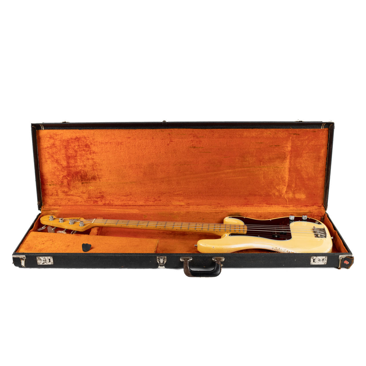 Vintage Fender Precision Bass Olympic White 1973 | Cream City Music