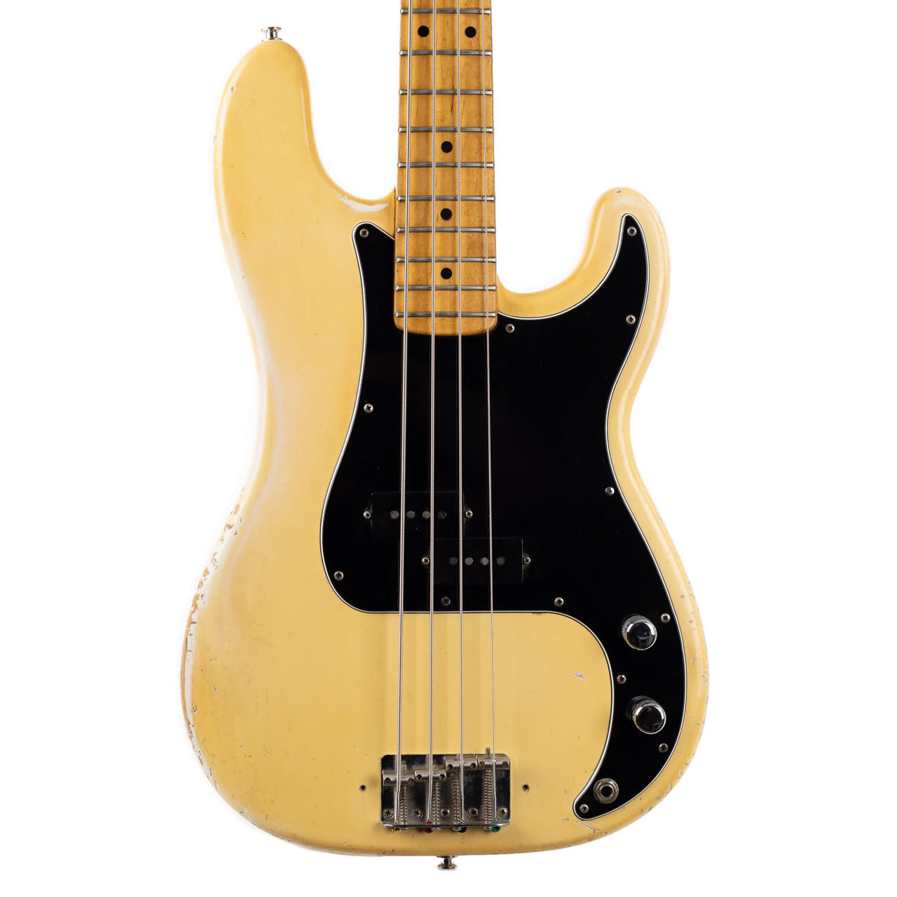 Vintage Fender Precision Bass Olympic White 1973 | Cream City Music