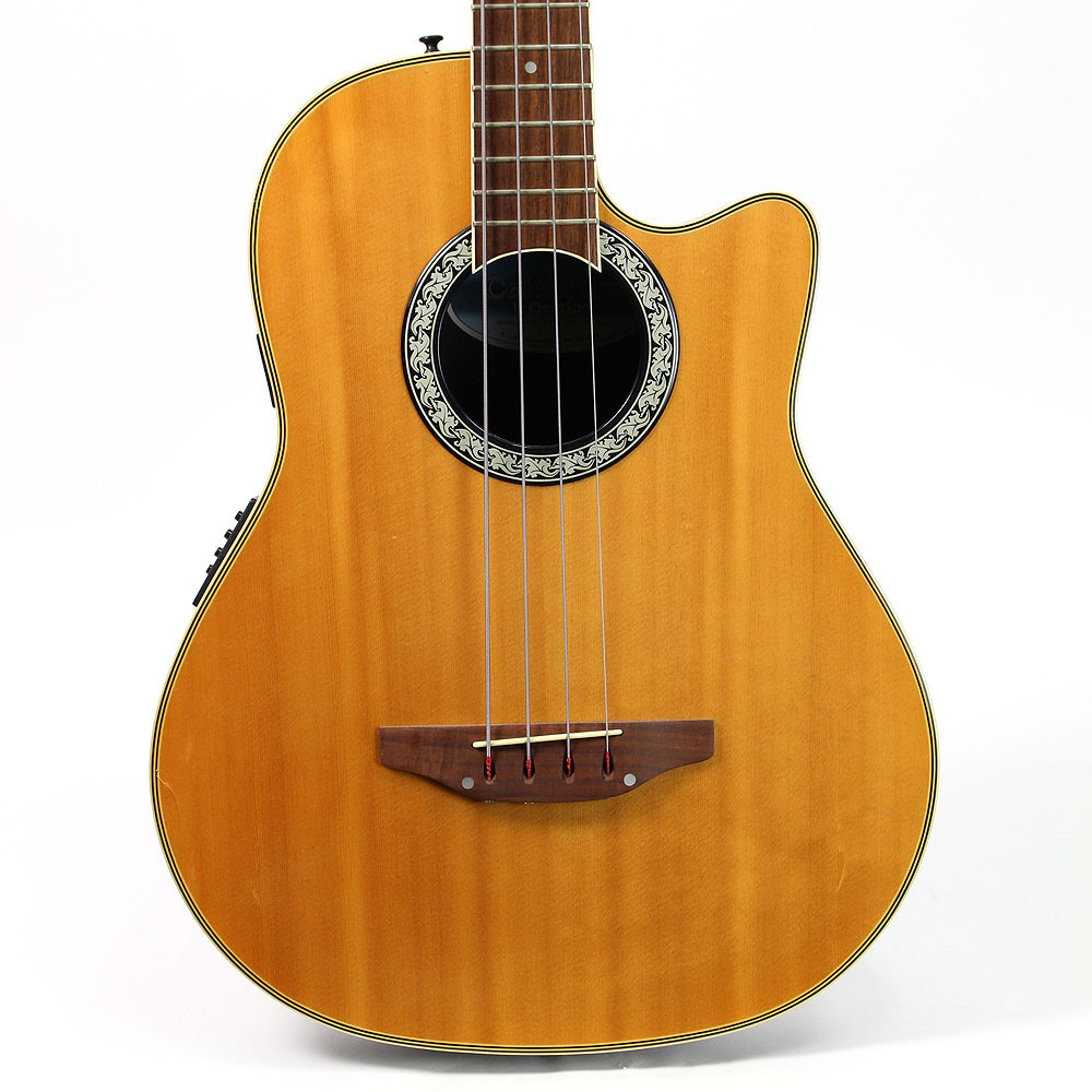 OVATION Celebrity CC074 アコースティックベース エレアコ Ovation CC074 Natural Acoustic-Electric Bass Guitar | Cream City Music