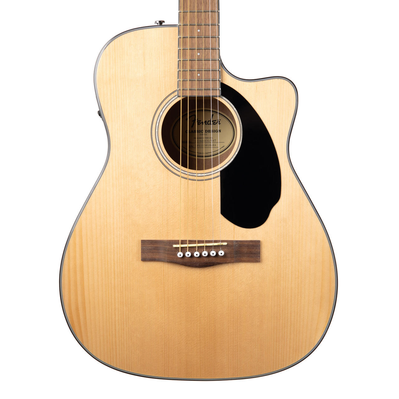 Fender CC-60SCE Concert Acoustic Electric - Natural | Cream City Music